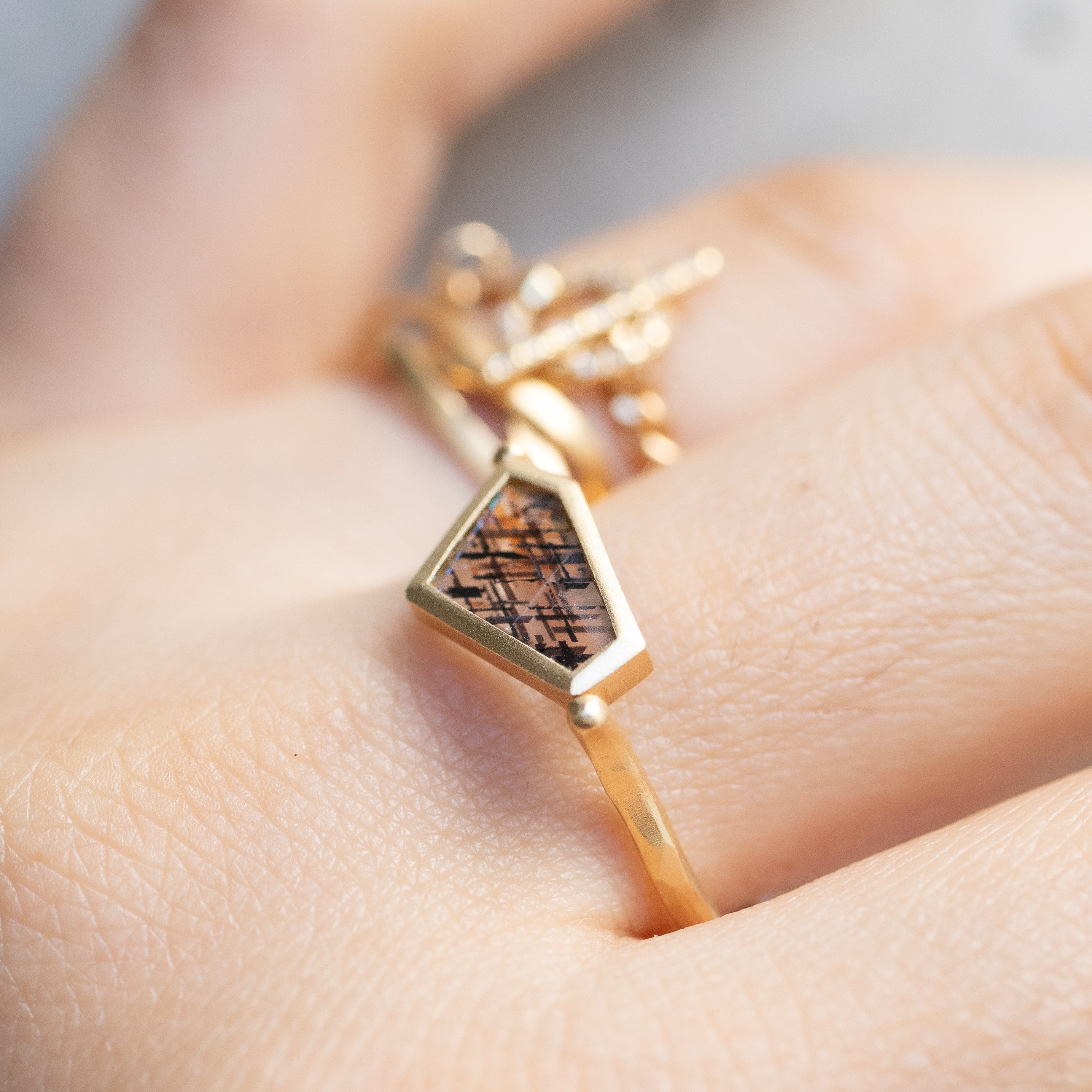 Ring - Lattice Sunstone -