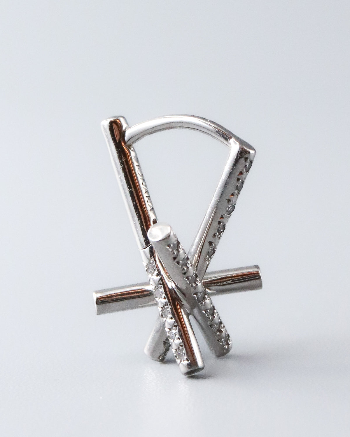 Asterism Pierced Earring - Pt900 / Diamond -