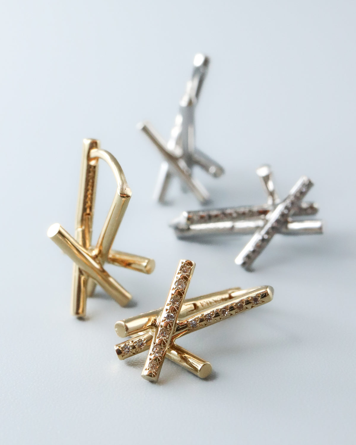 Asterism Pierced Earring - K18YG -