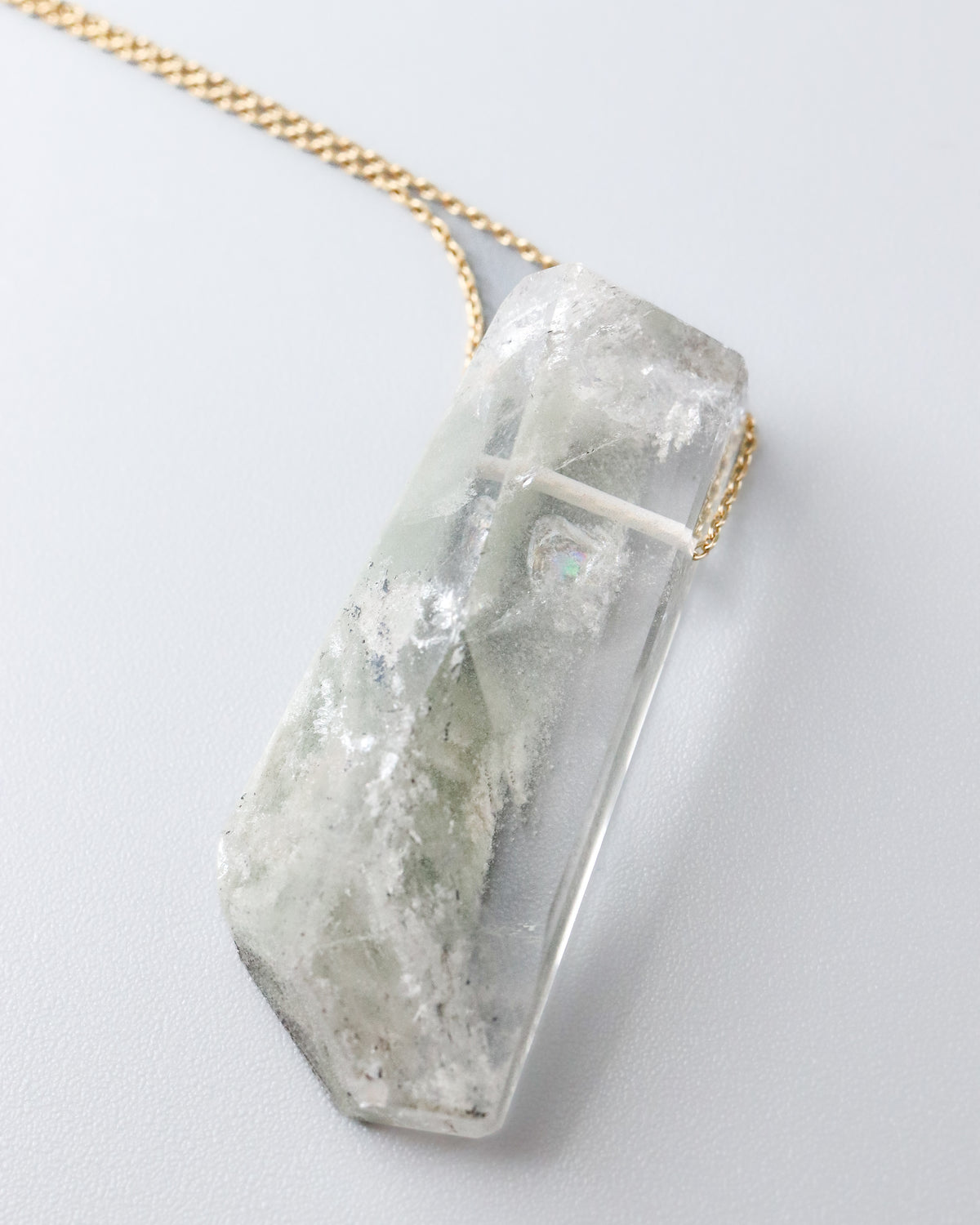 Rock Necklace - Quartz -