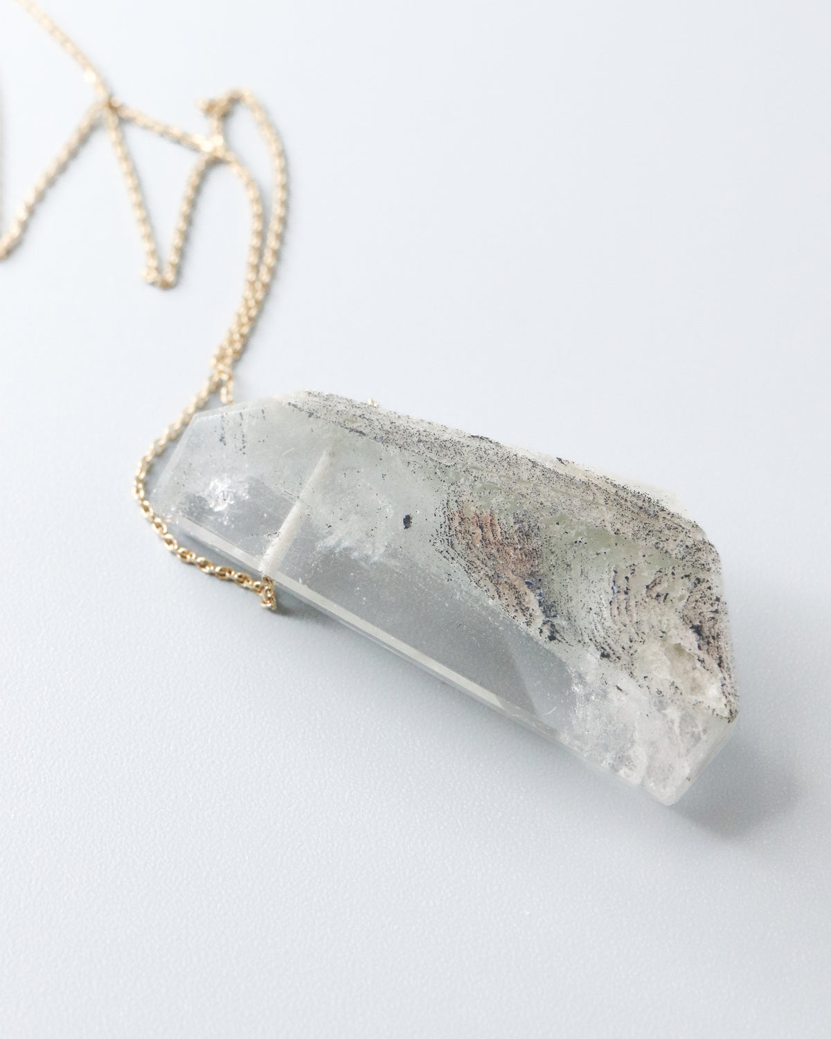 Rock Necklace - Quartz -