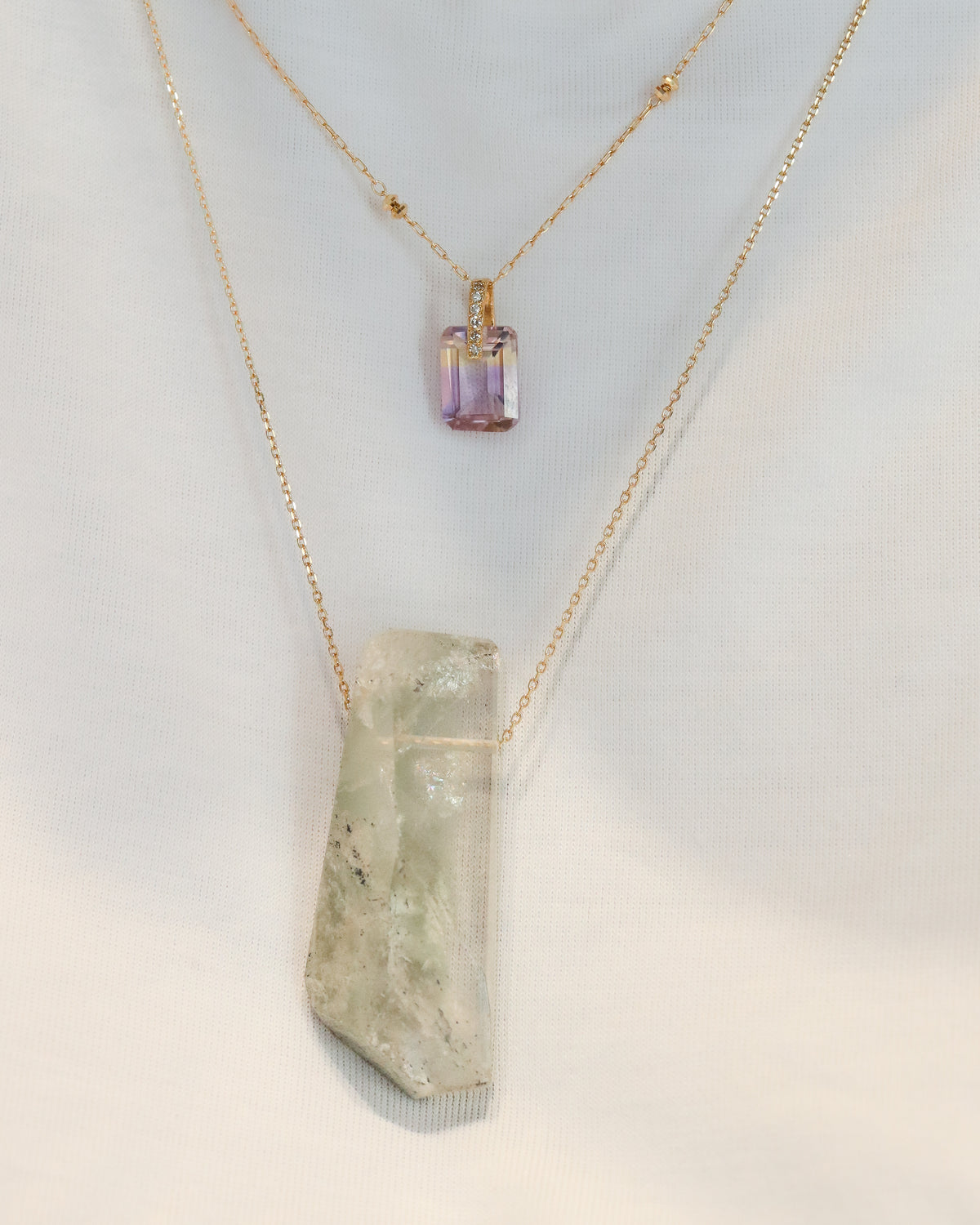 Rock Necklace - Quartz -