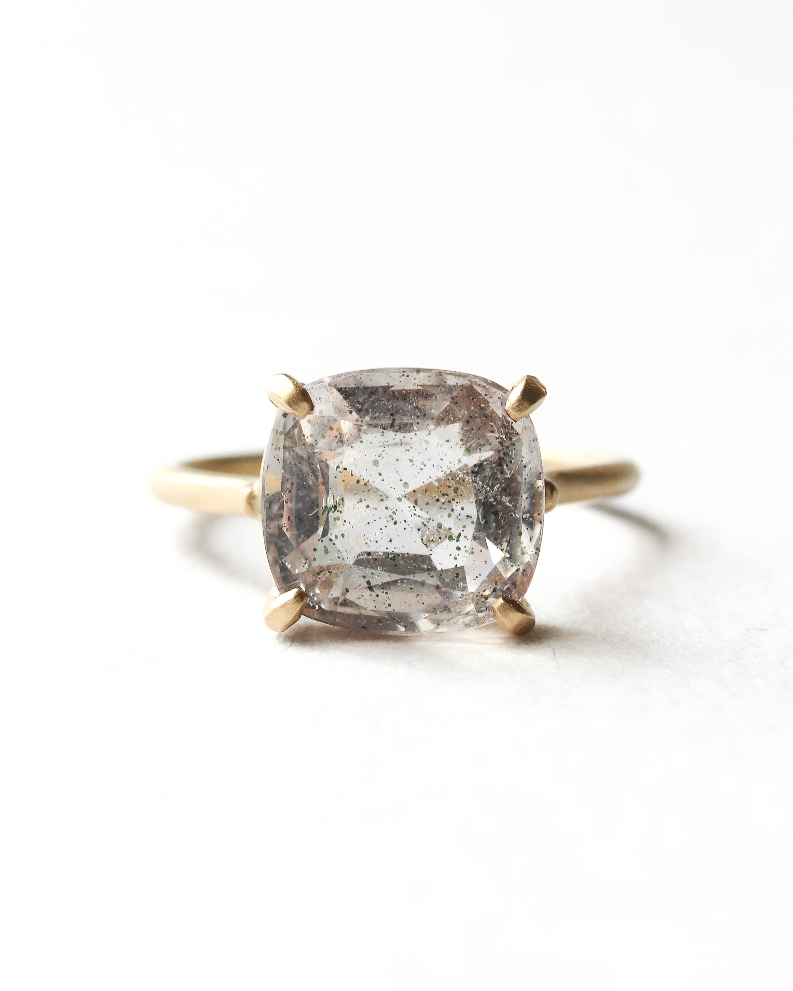 Prong Ring - Pink Fire Quartz -