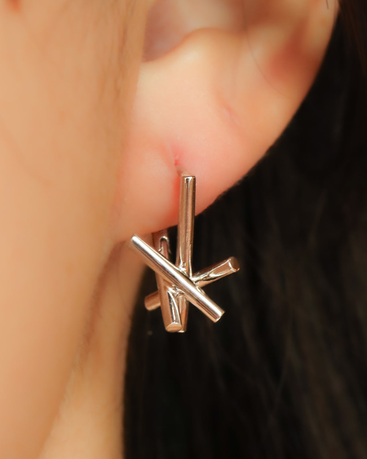Asterism Pierced Earring - Pt900 -