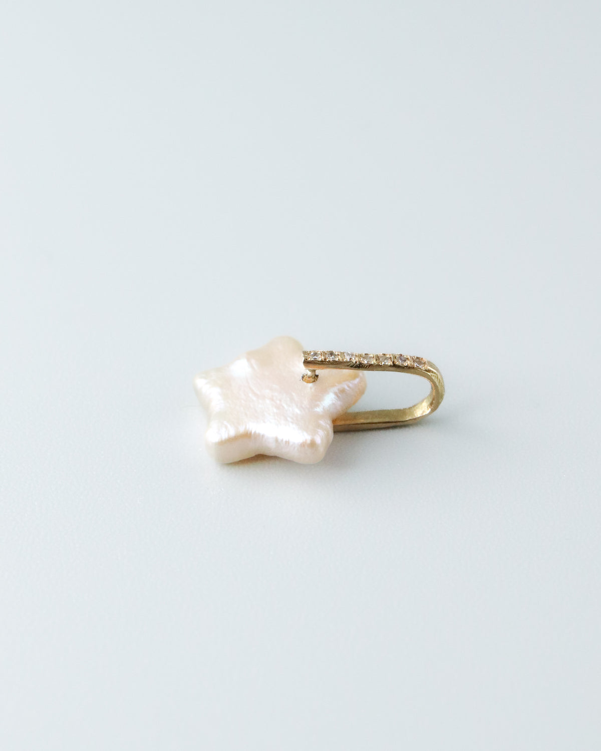 Hibiki Stone Necklace - Pearl / Diamond -