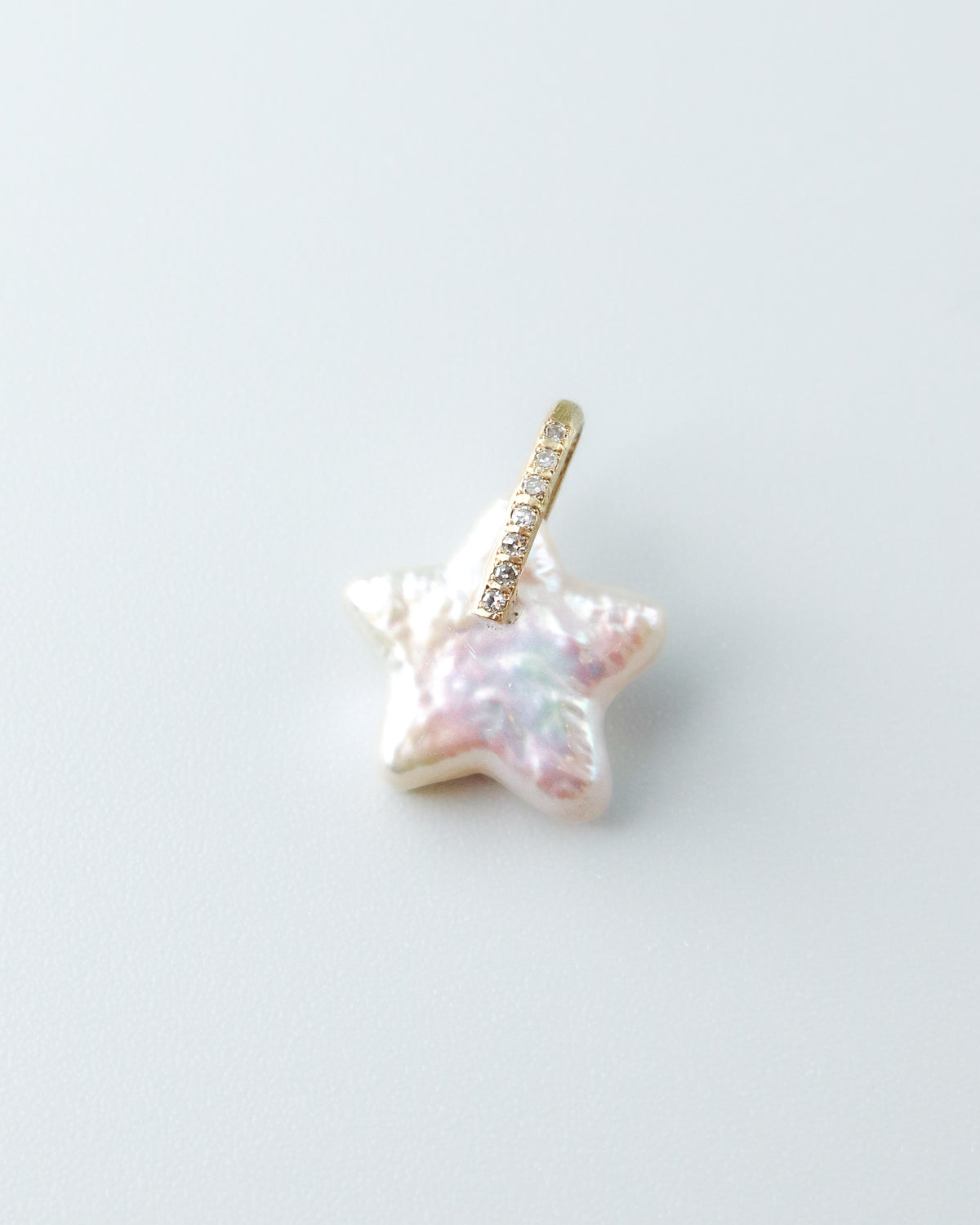 Hibiki Stone Necklace - Pearl / Diamond -