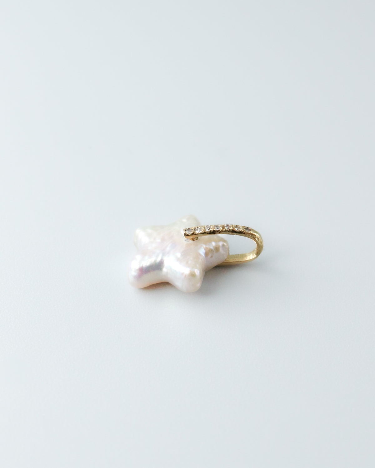 Hibiki Stone Necklace - Pearl / Diamond -