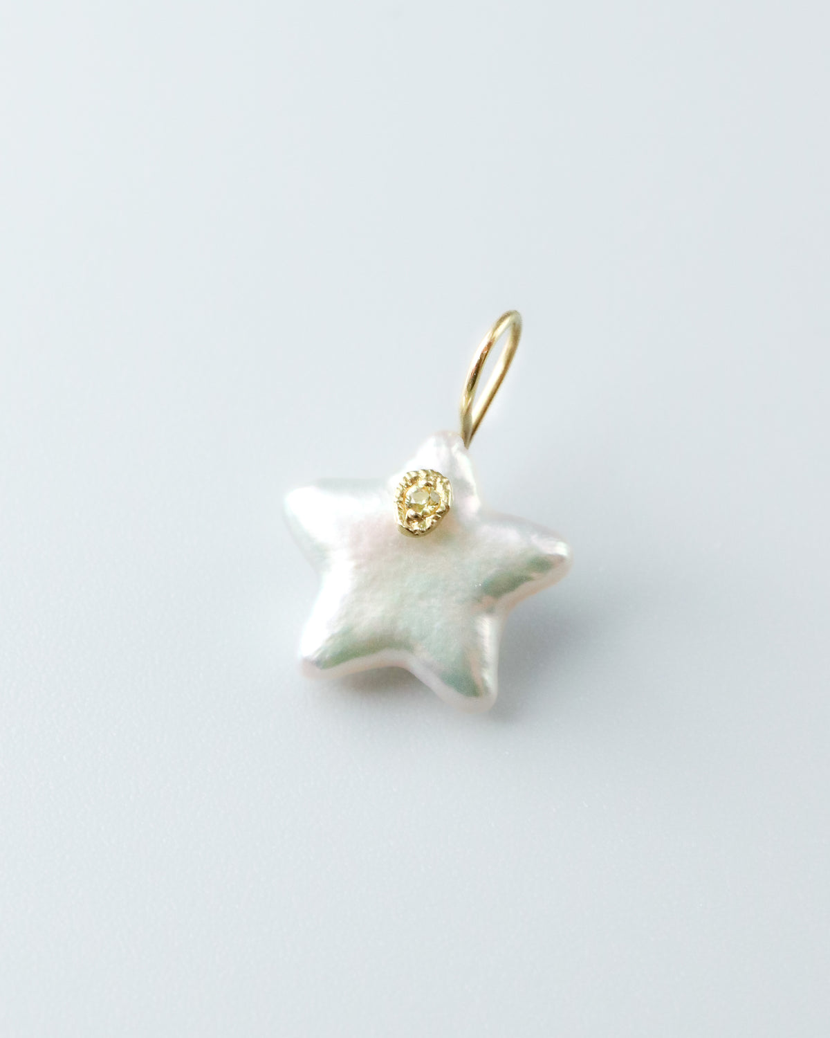 Flat Necklace - Pearl -