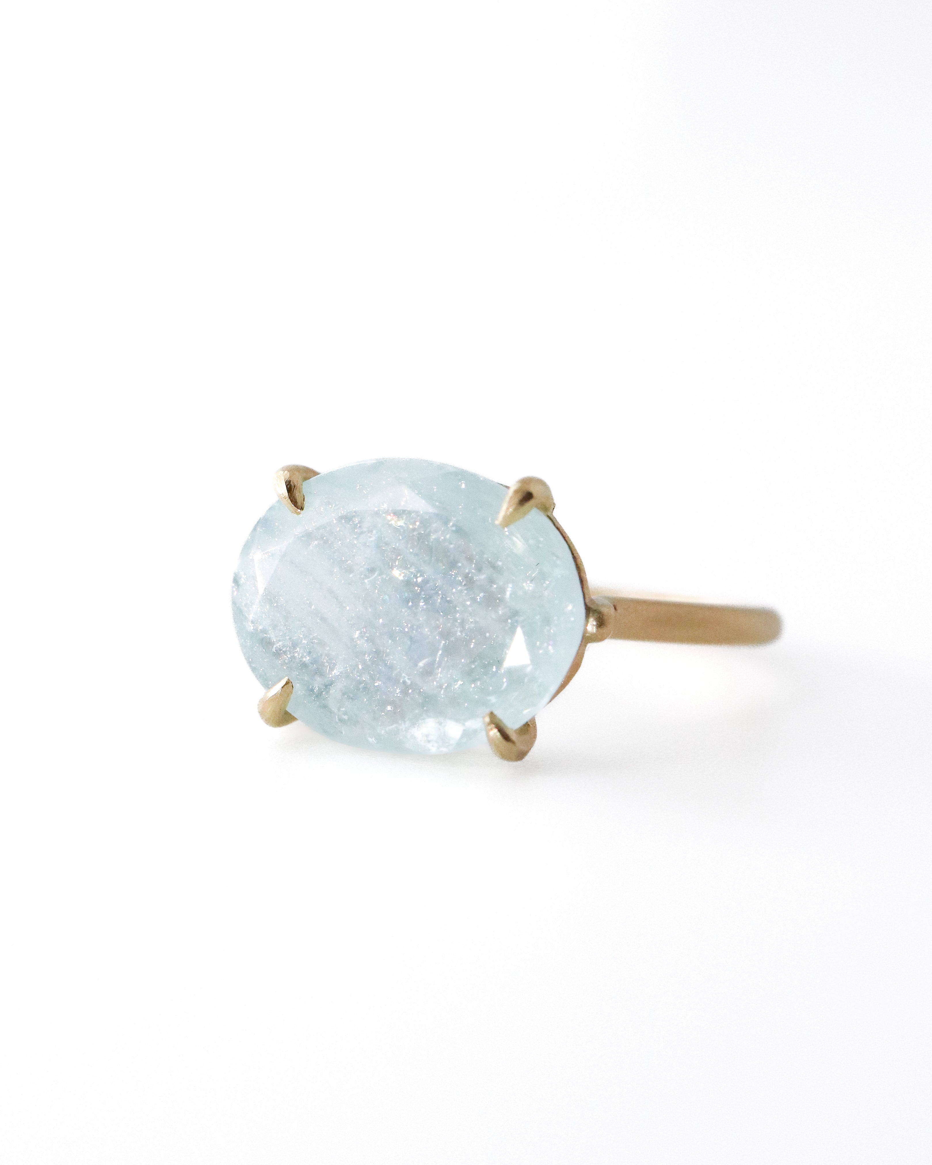 Prong Ring - Aquamarine -