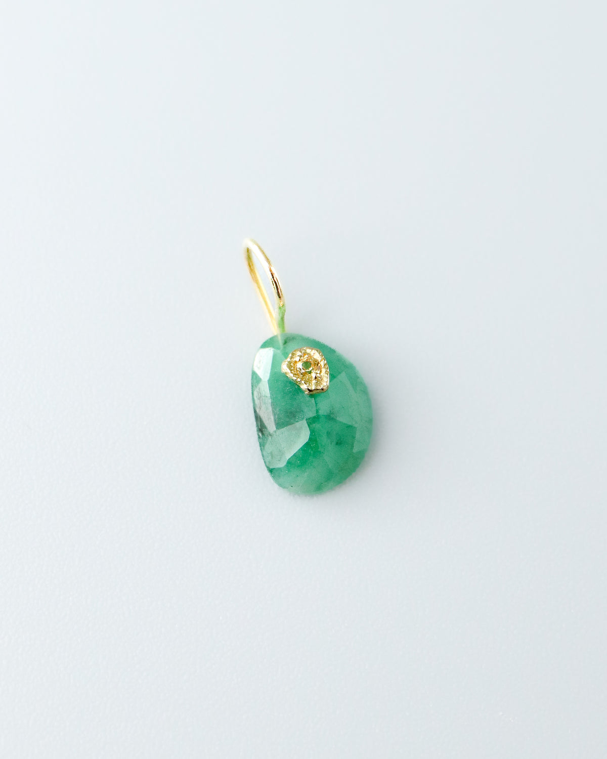 Flat Necklace - Emerald -