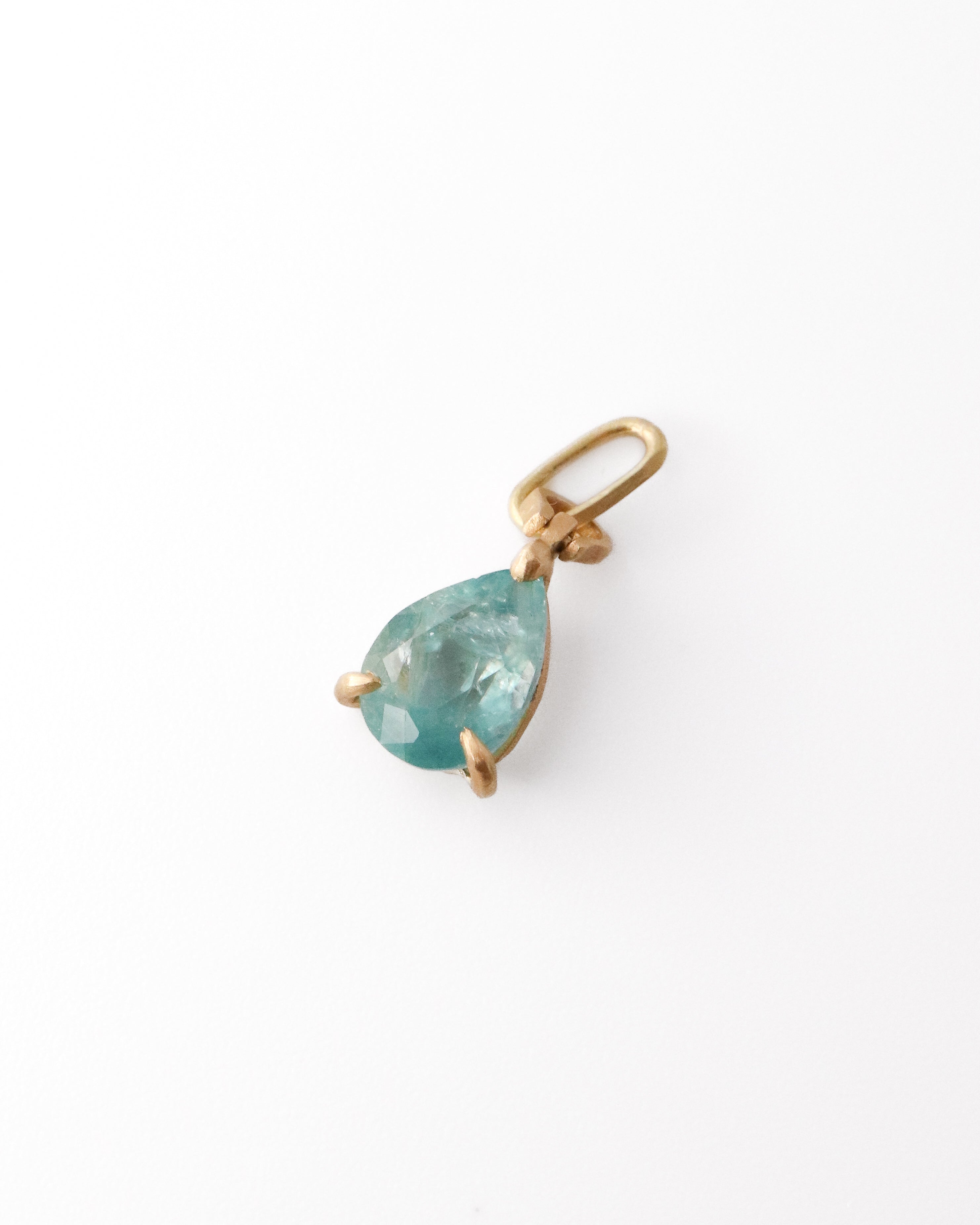 Horse Shoe Prong Necklace - Grandidierite -