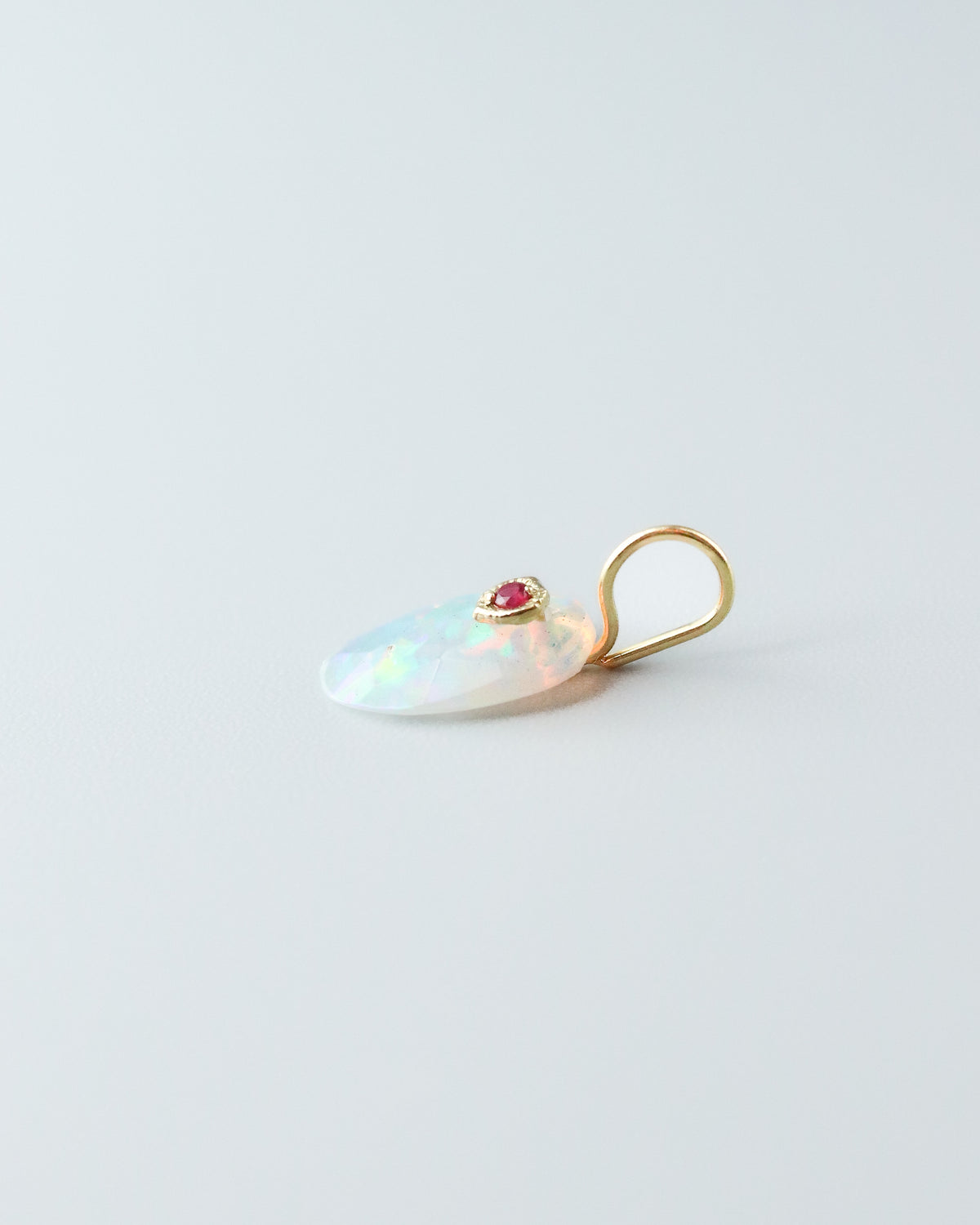 Flat Necklace - Opal -