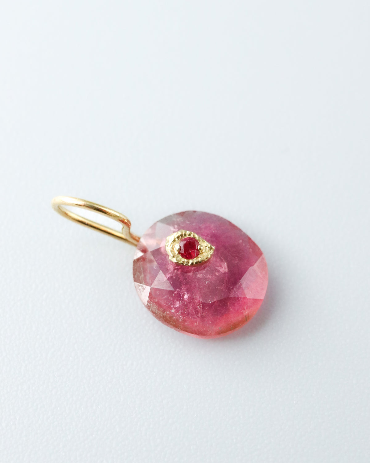 Flat Necklace - Bicolor Tourmaline -