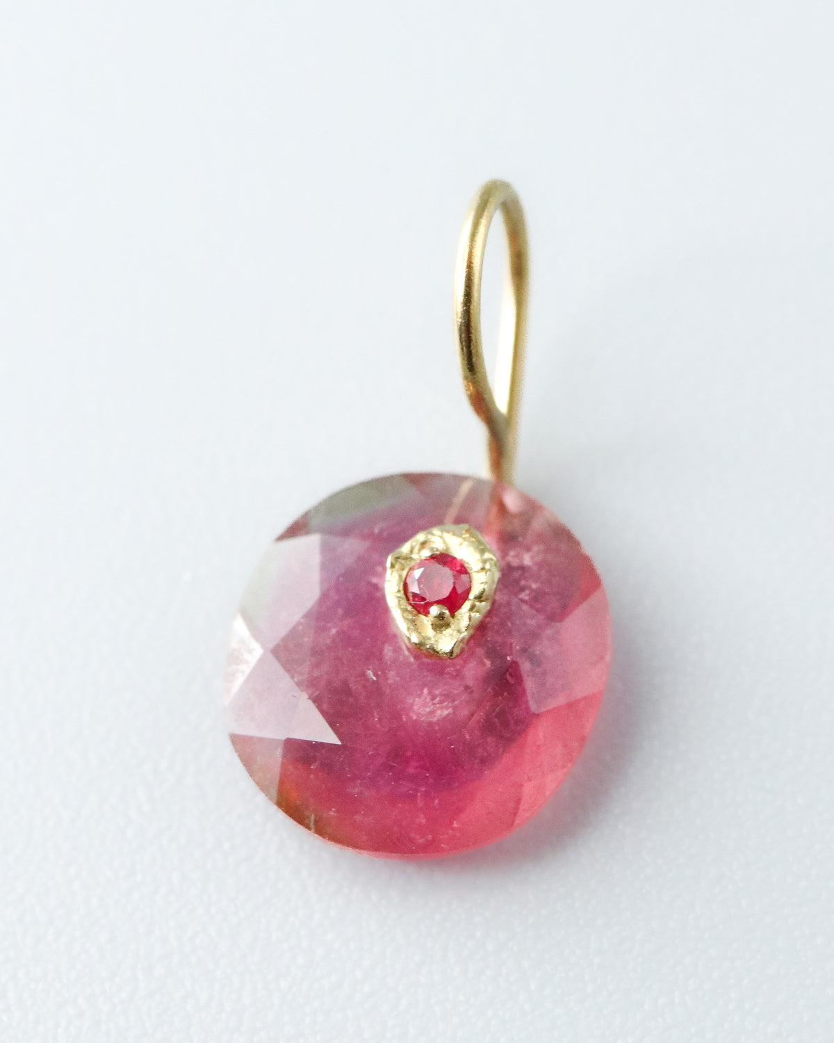 Flat Necklace - Bicolor Tourmaline -