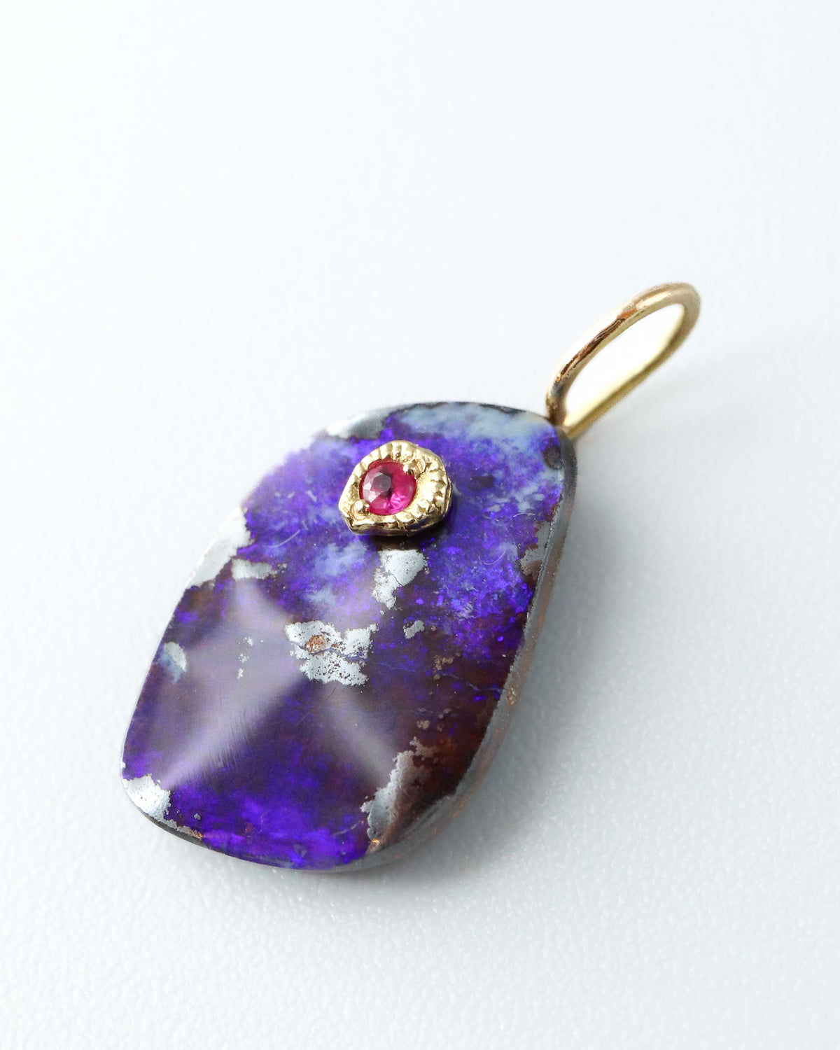 Flat Necklace - Boulder Opal -