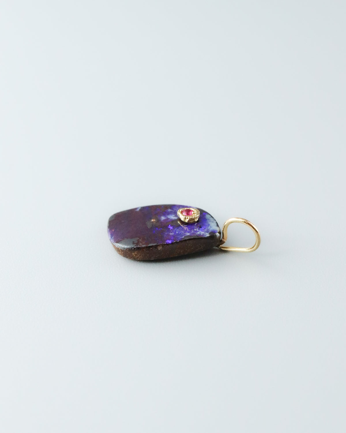 Flat Necklace - Boulder Opal -
