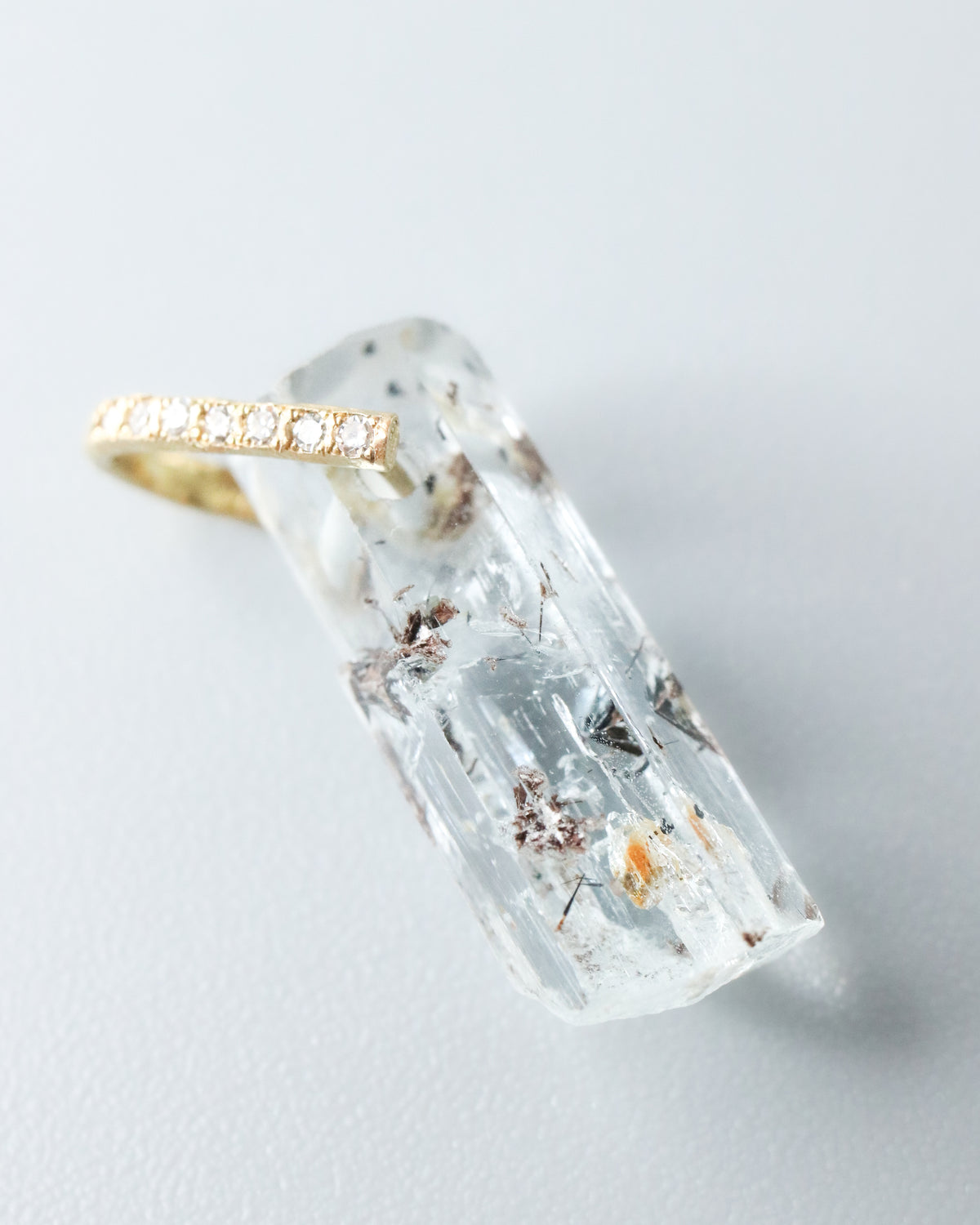 Hibiki Stone Necklace - Aquamarine -