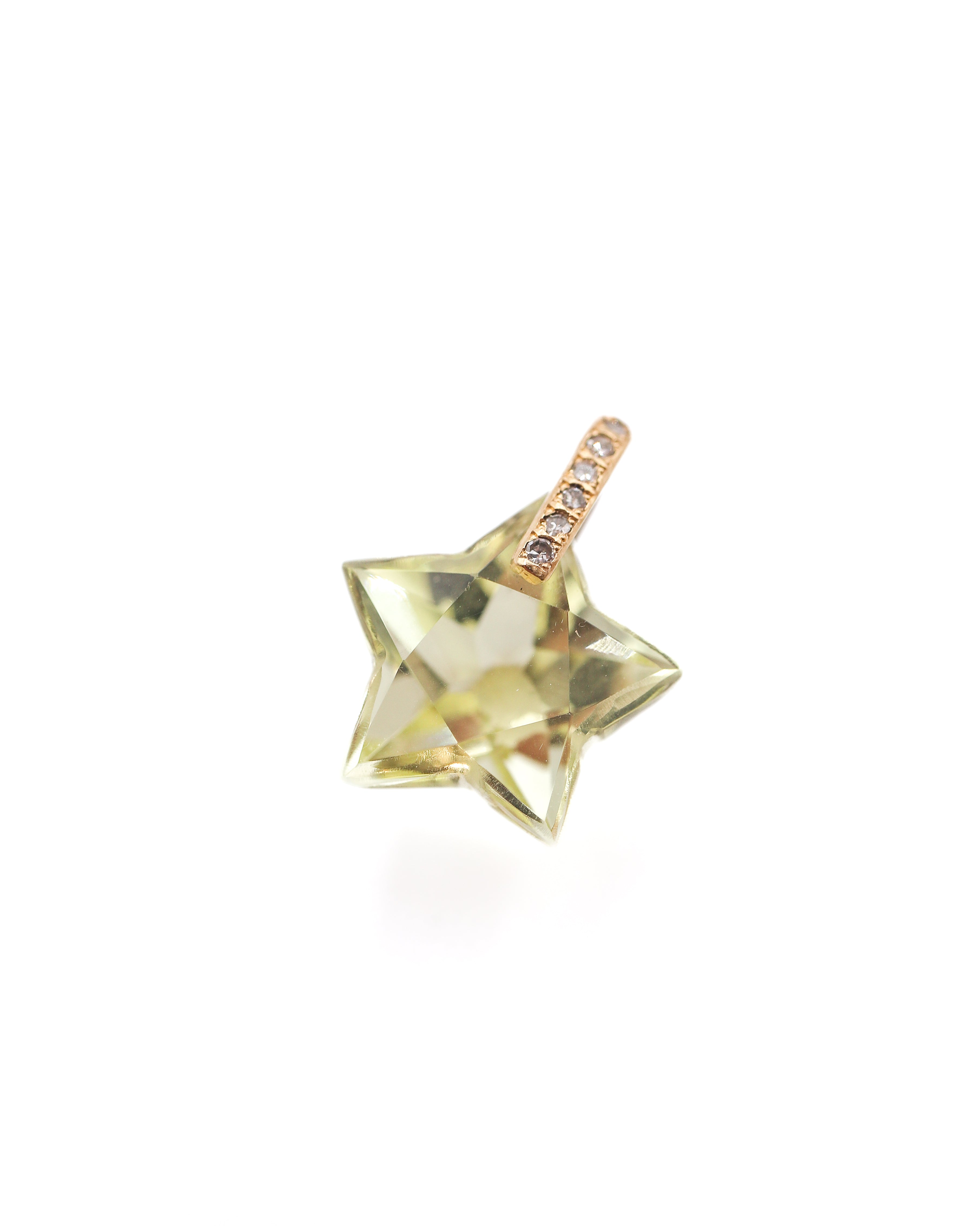 Hibiki Stone Necklace - Lemon Quartz -
