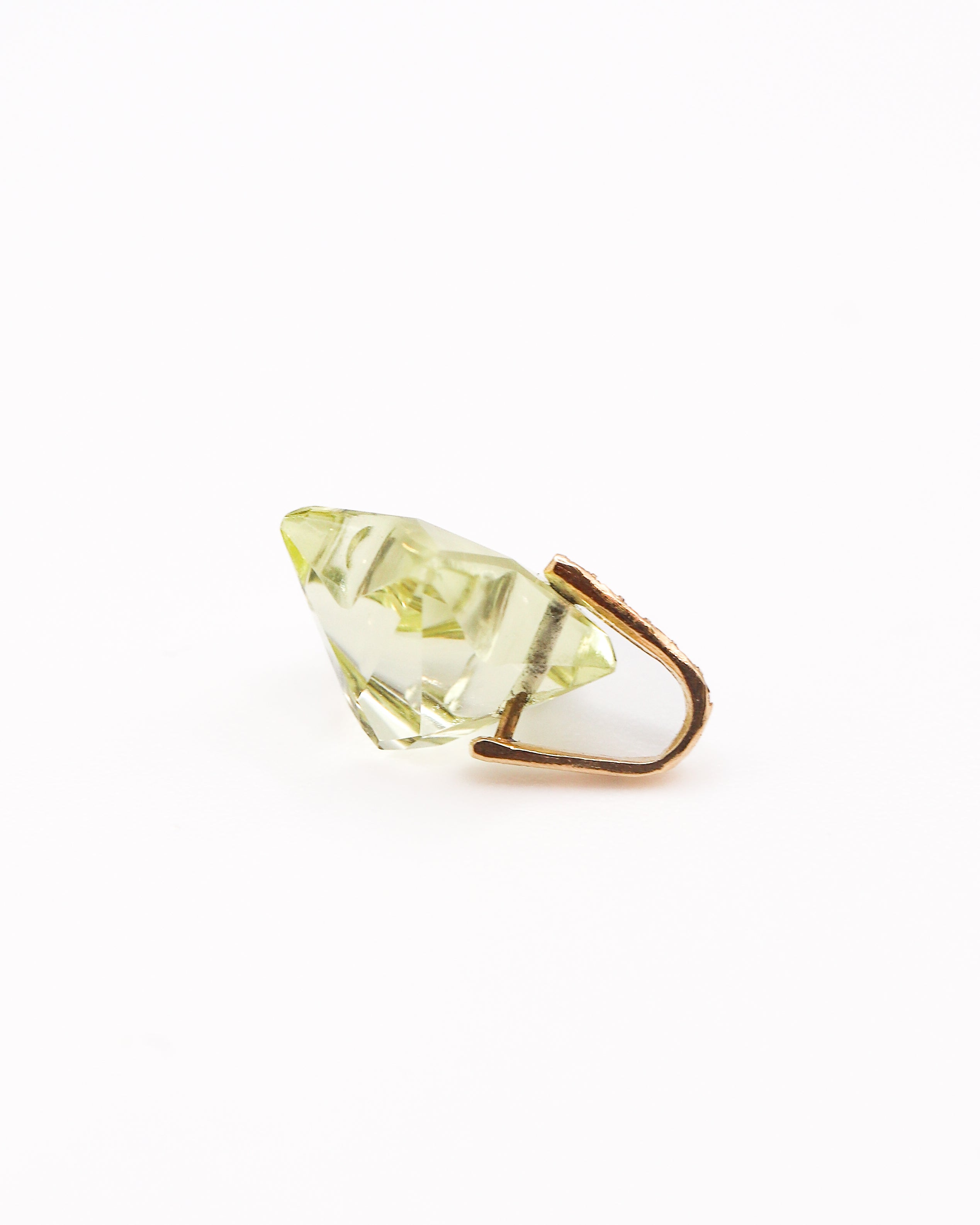 Hibiki Stone Necklace - Lemon Quartz -