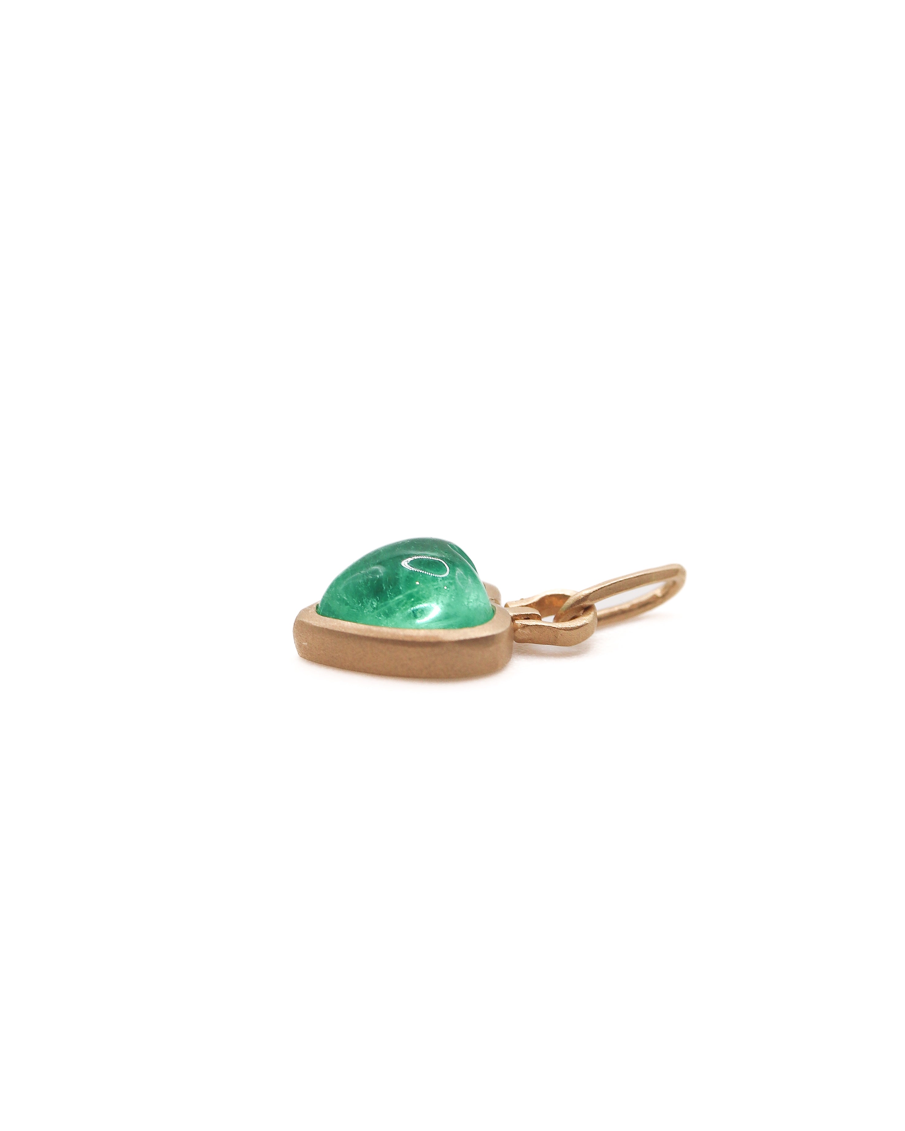 Horse Shoe Necklace - Emerald -