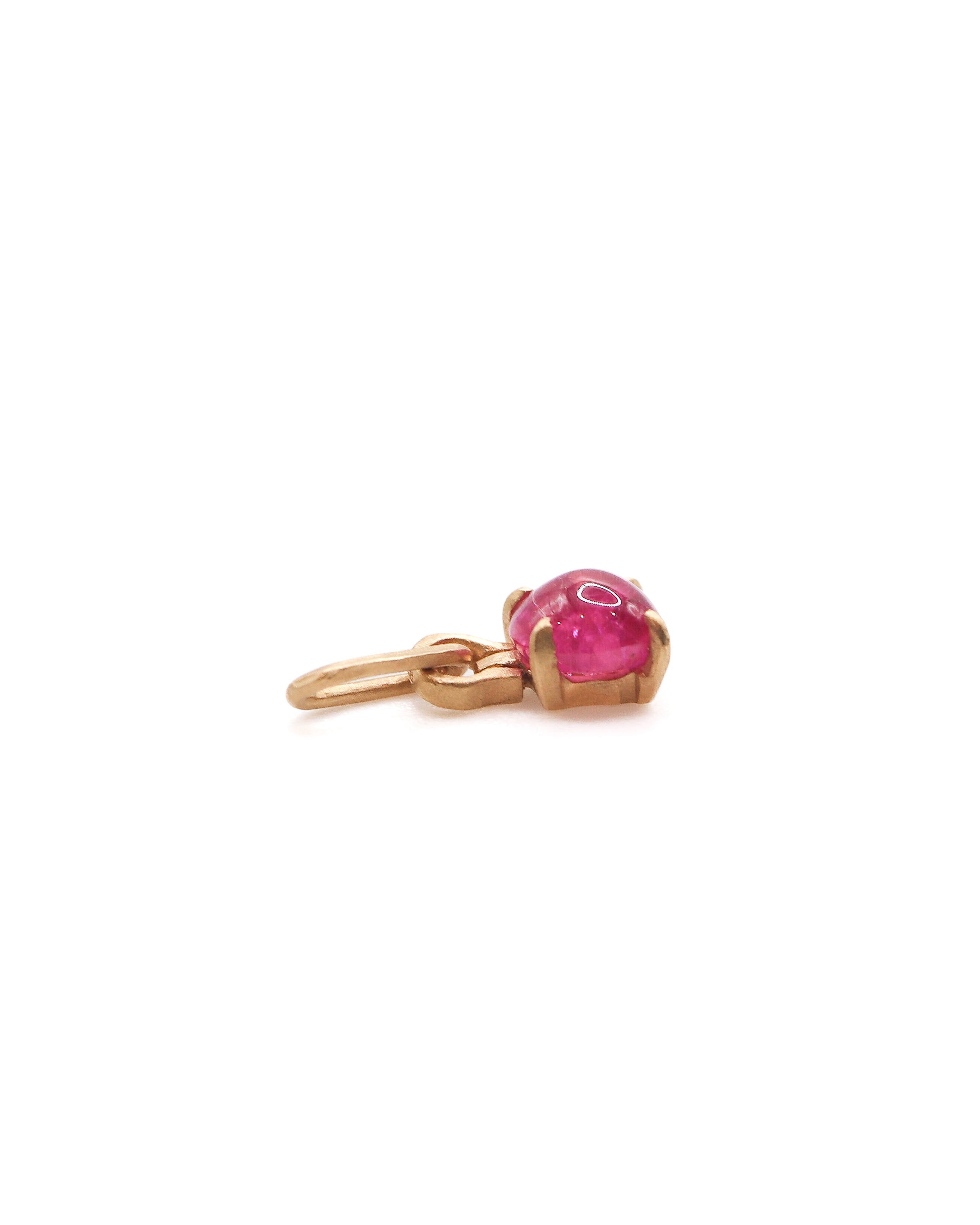 Horse Shoe Necklace - Ruby -