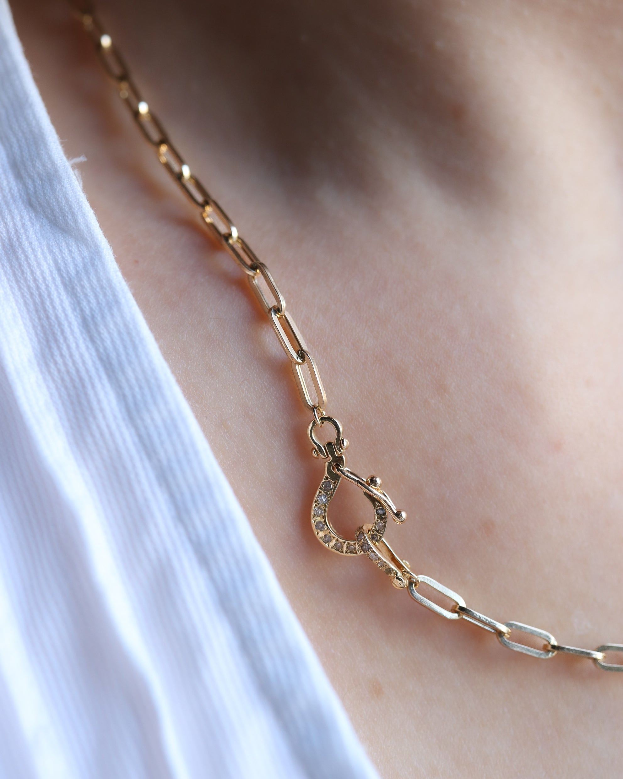 Link Necklace - Wide -