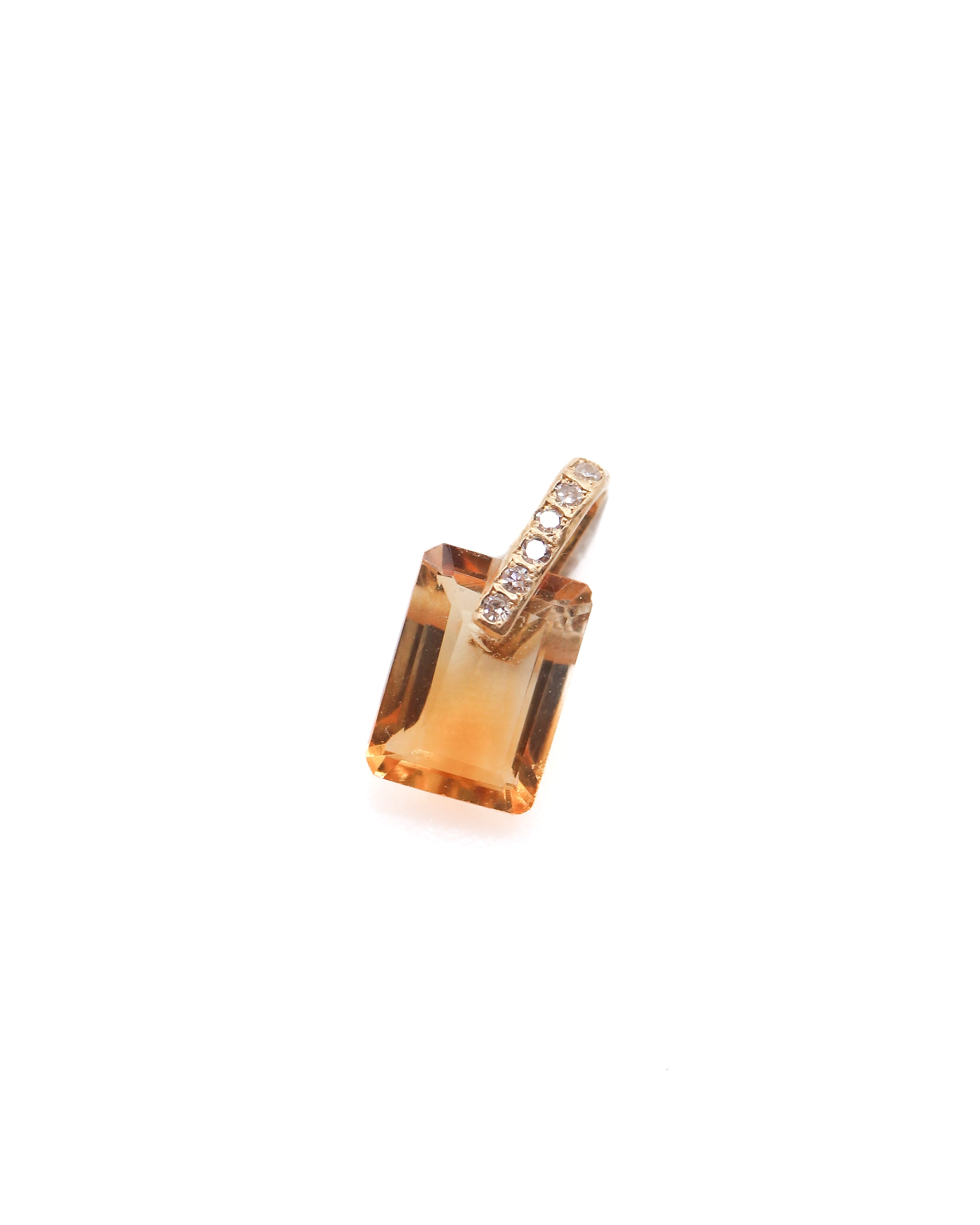 Hibiki Stone Necklace - Bicolor Ctrine -