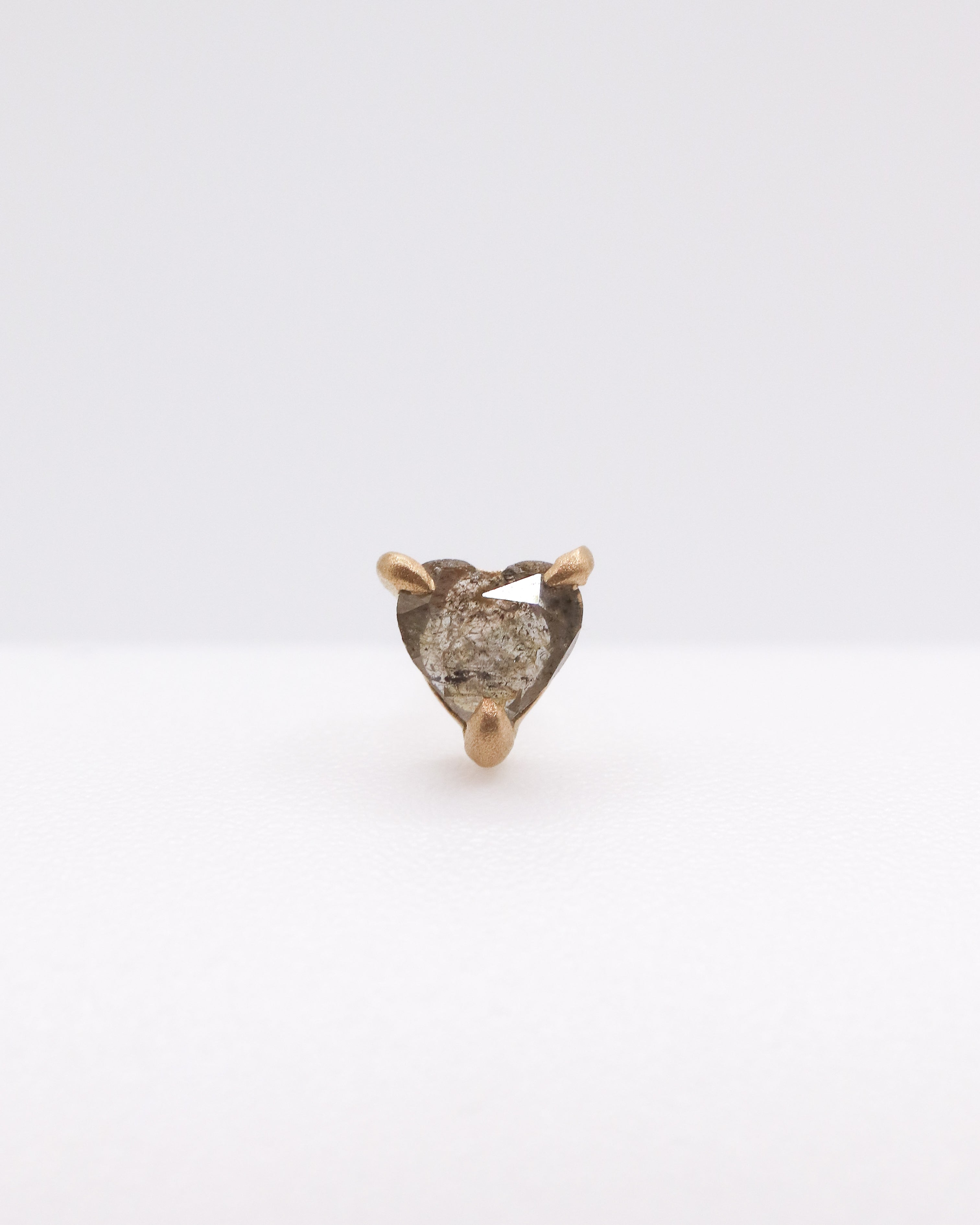 Prong Pierced Earring - Natural Diamond -