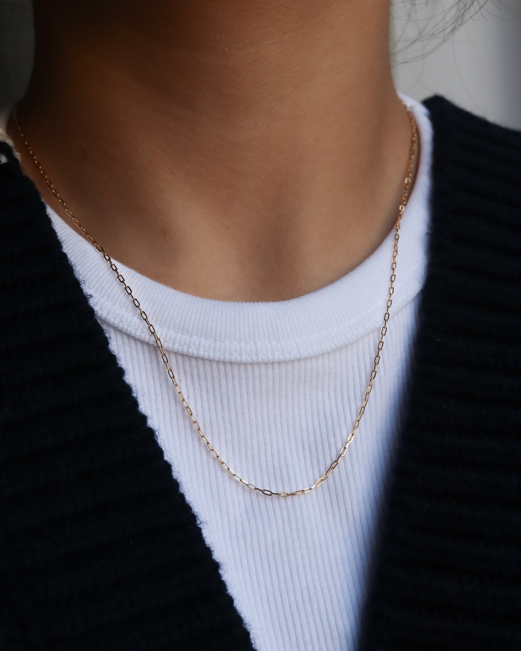 Chain Necklace - Oval -