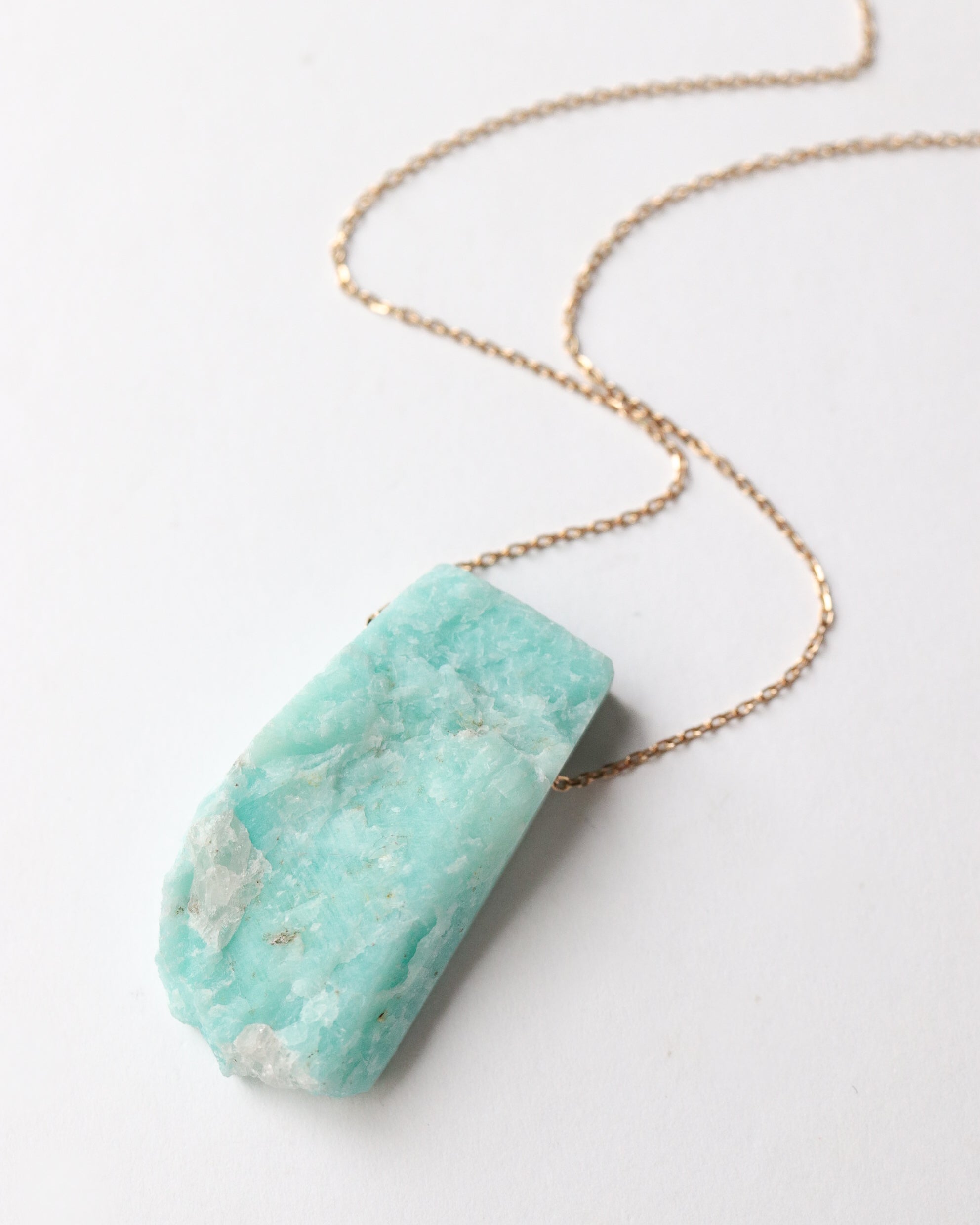 Rock Necklace - Amazonite -