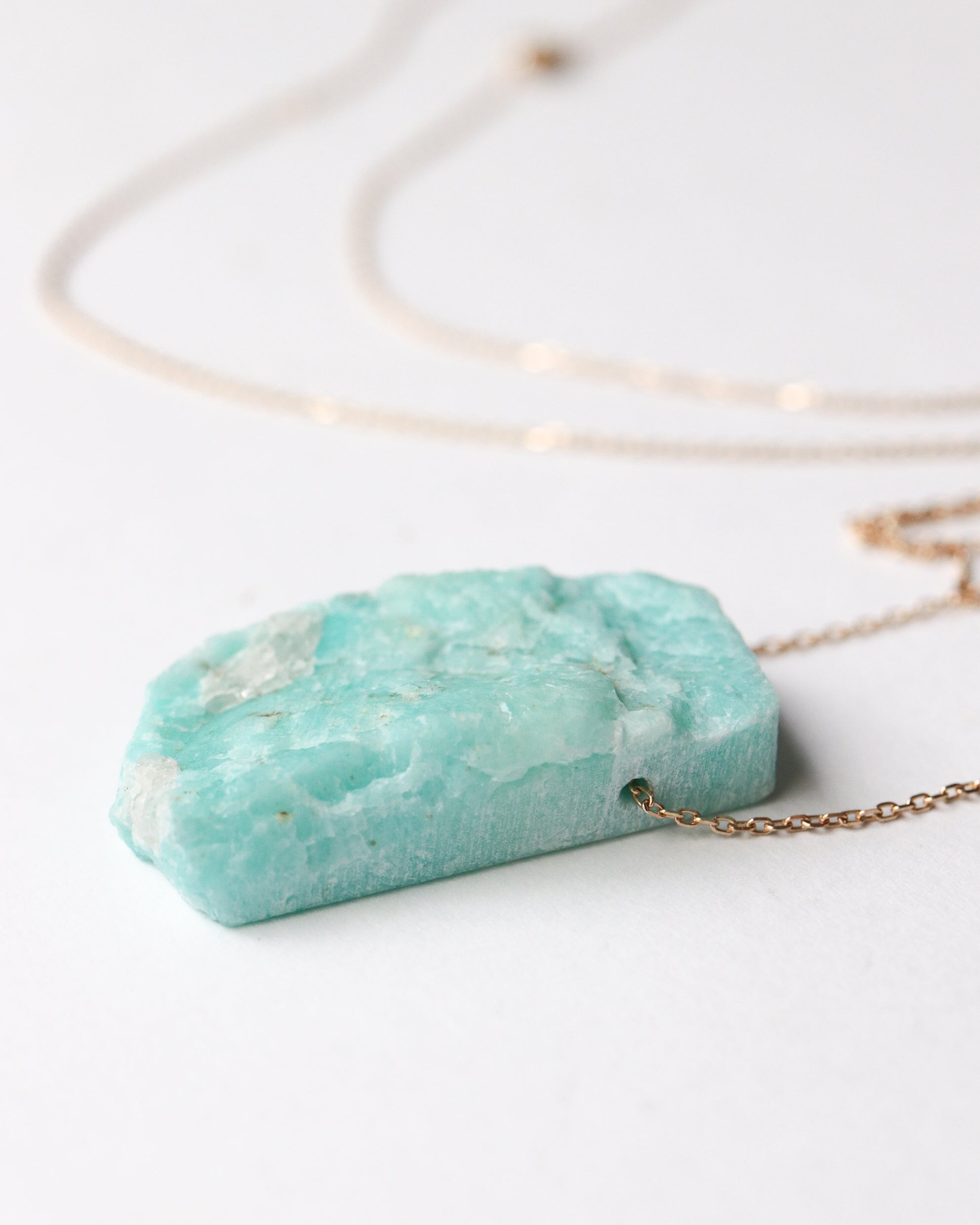 Rock Necklace - Amazonite -