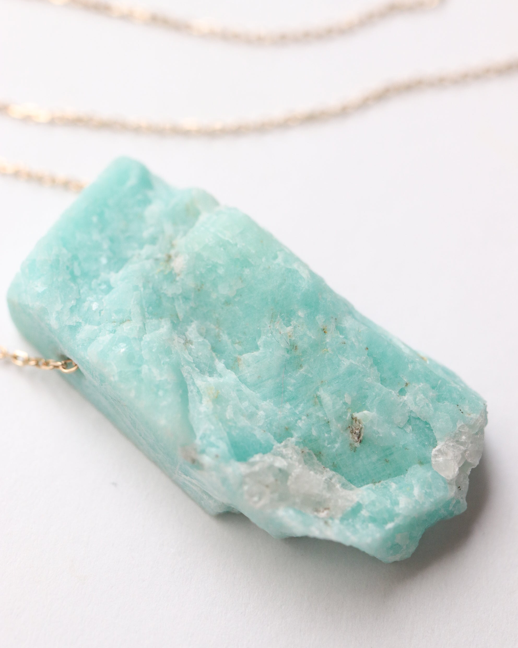 Rock Necklace - Amazonite -