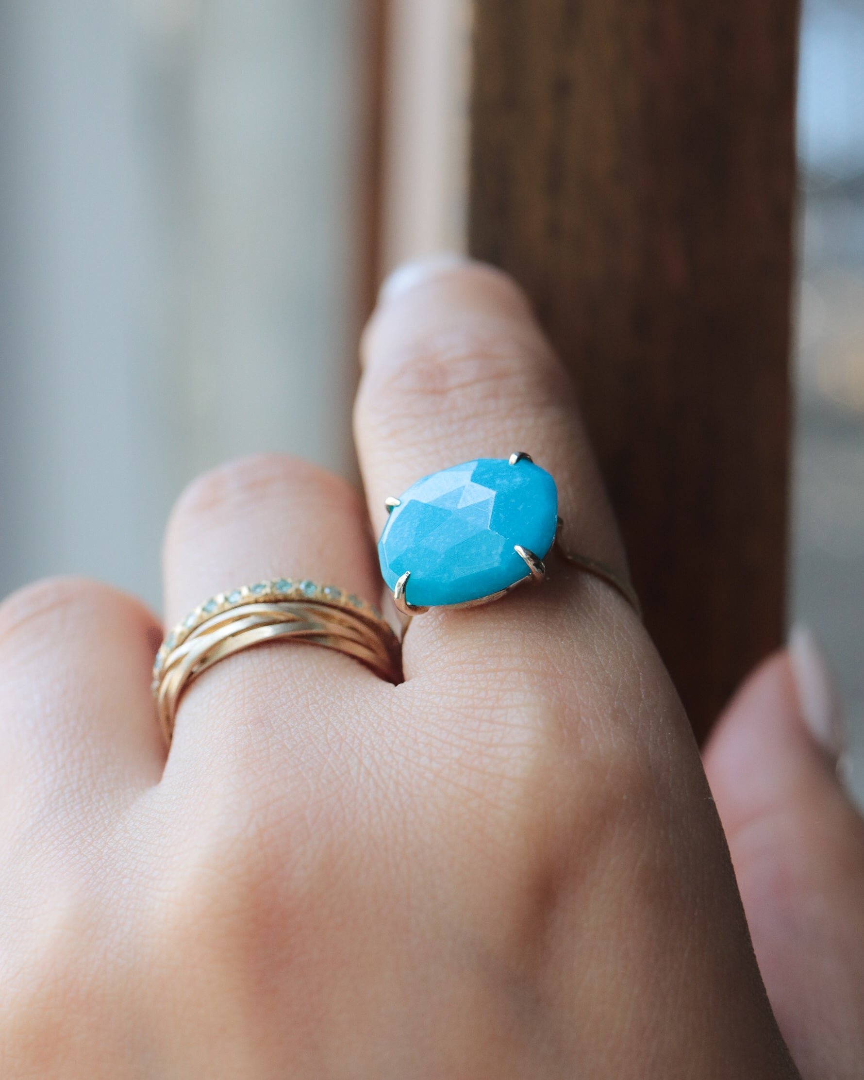 Flat Ring - Turquoise -