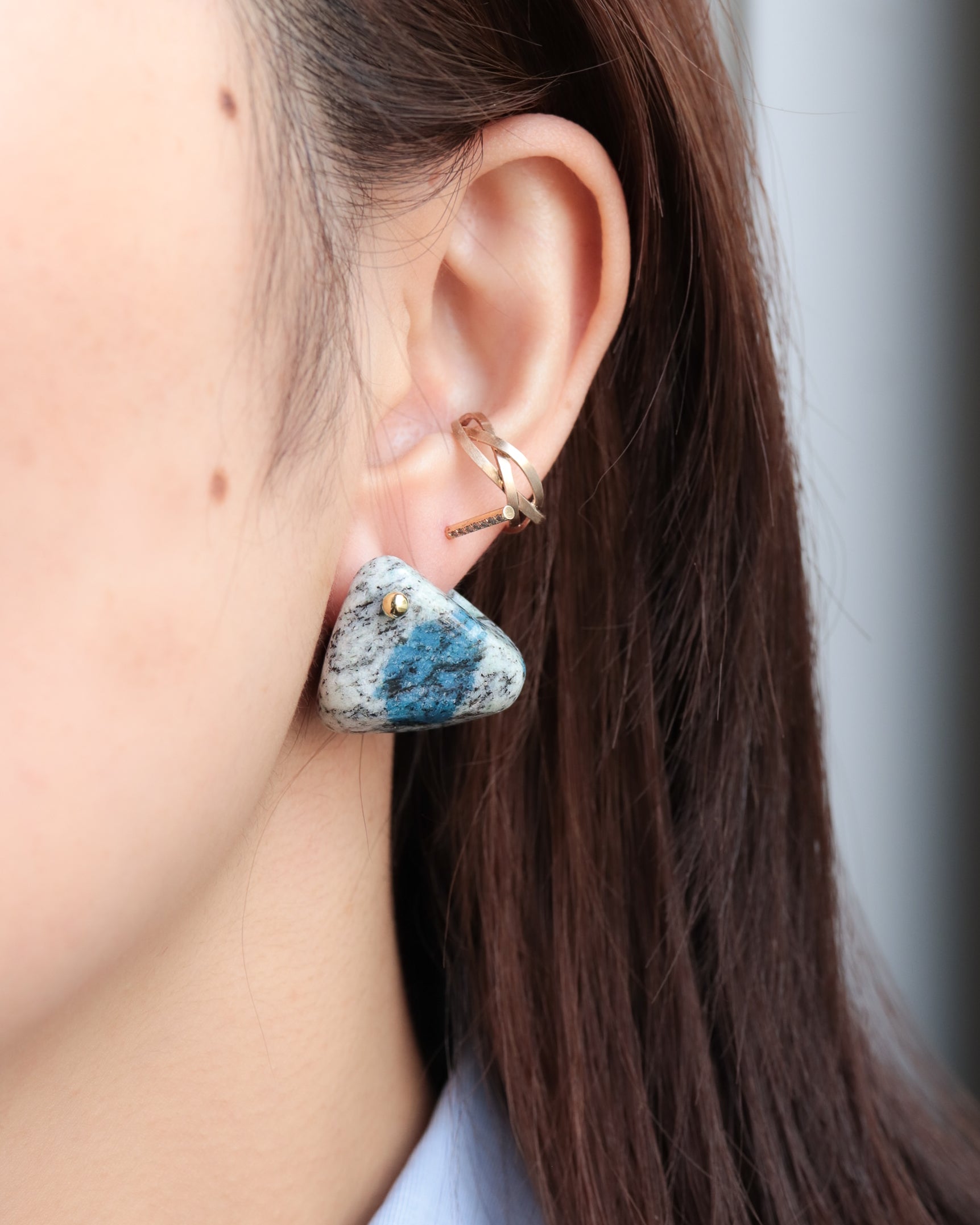 Rock Pierced Earrings - K2stone -