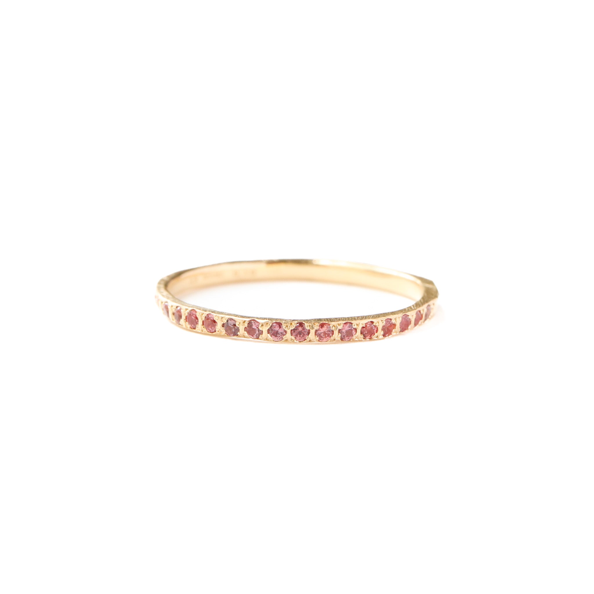 Hibiki Ring - Orange Sapphire -