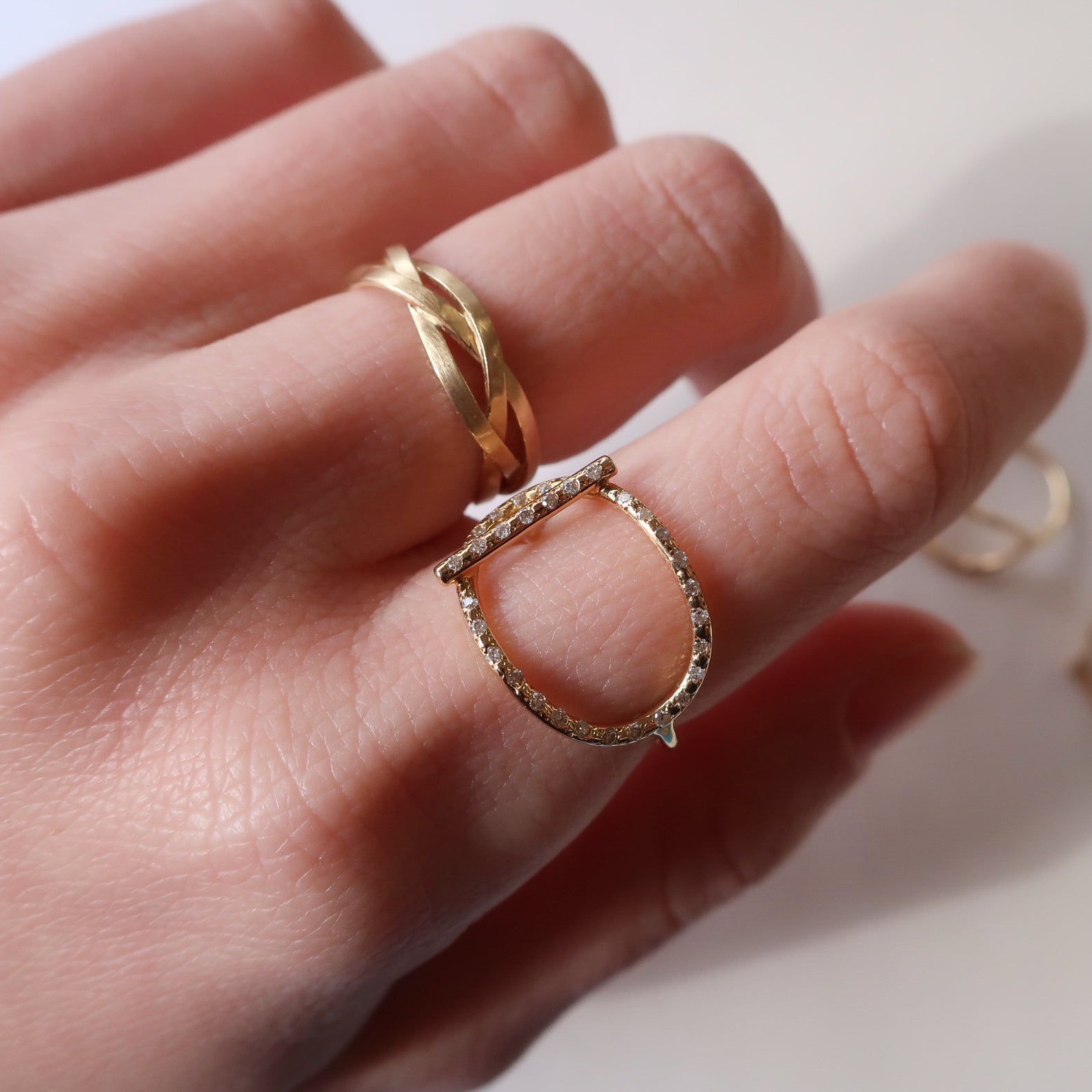 Mantel Ring - Full Diamond -