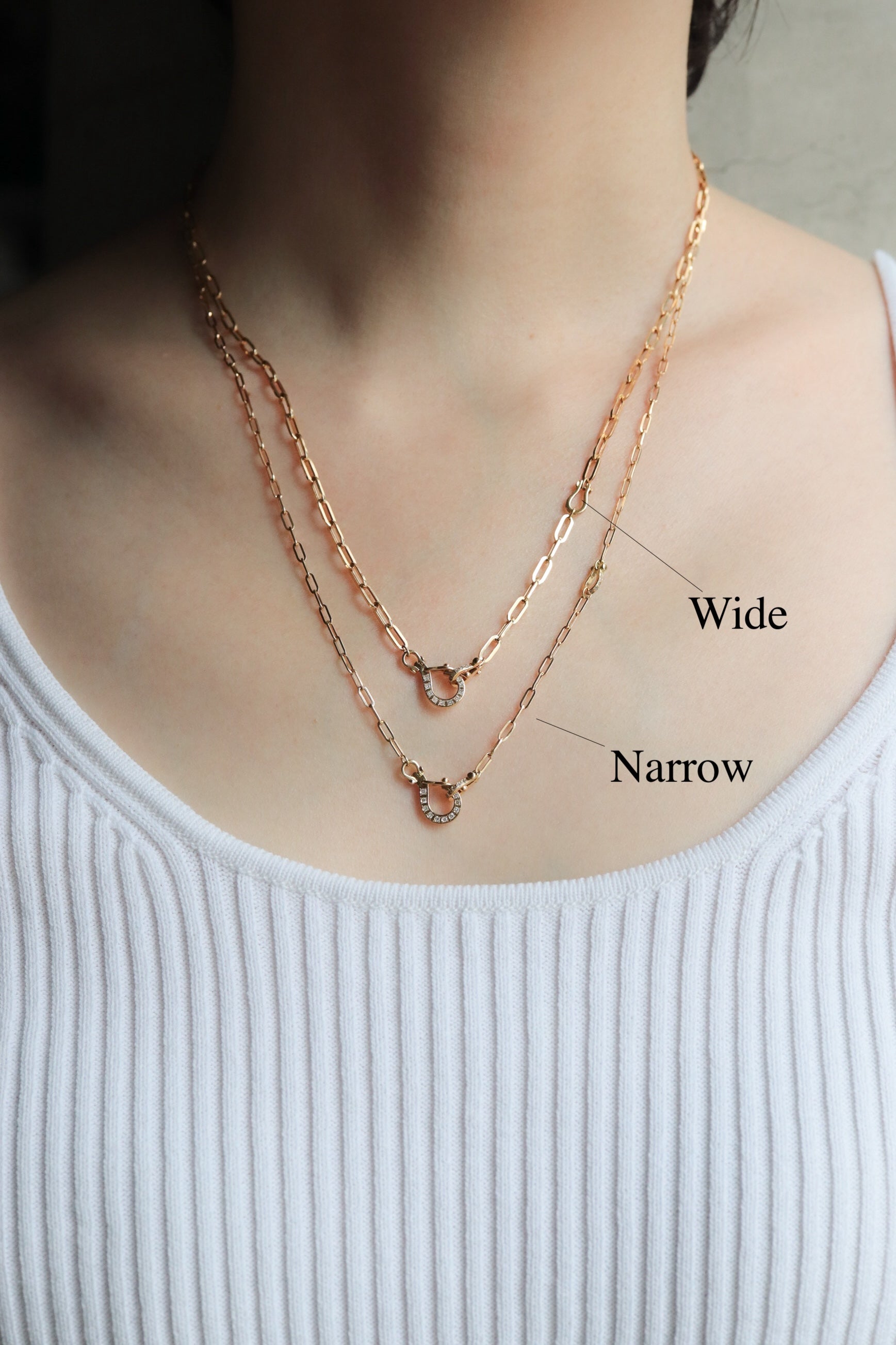 Link Necklace - Wide -