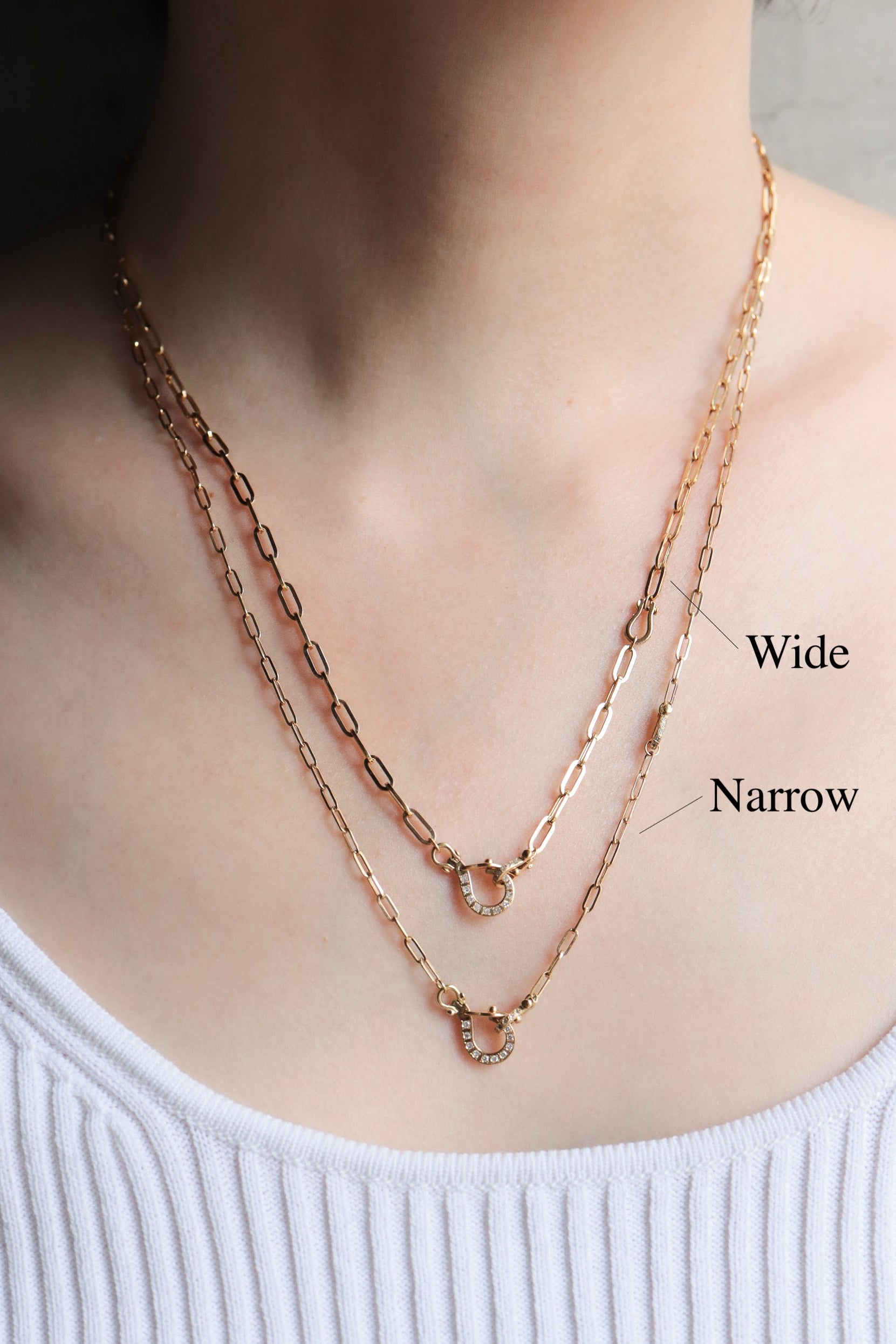Link Necklace - Wide -
