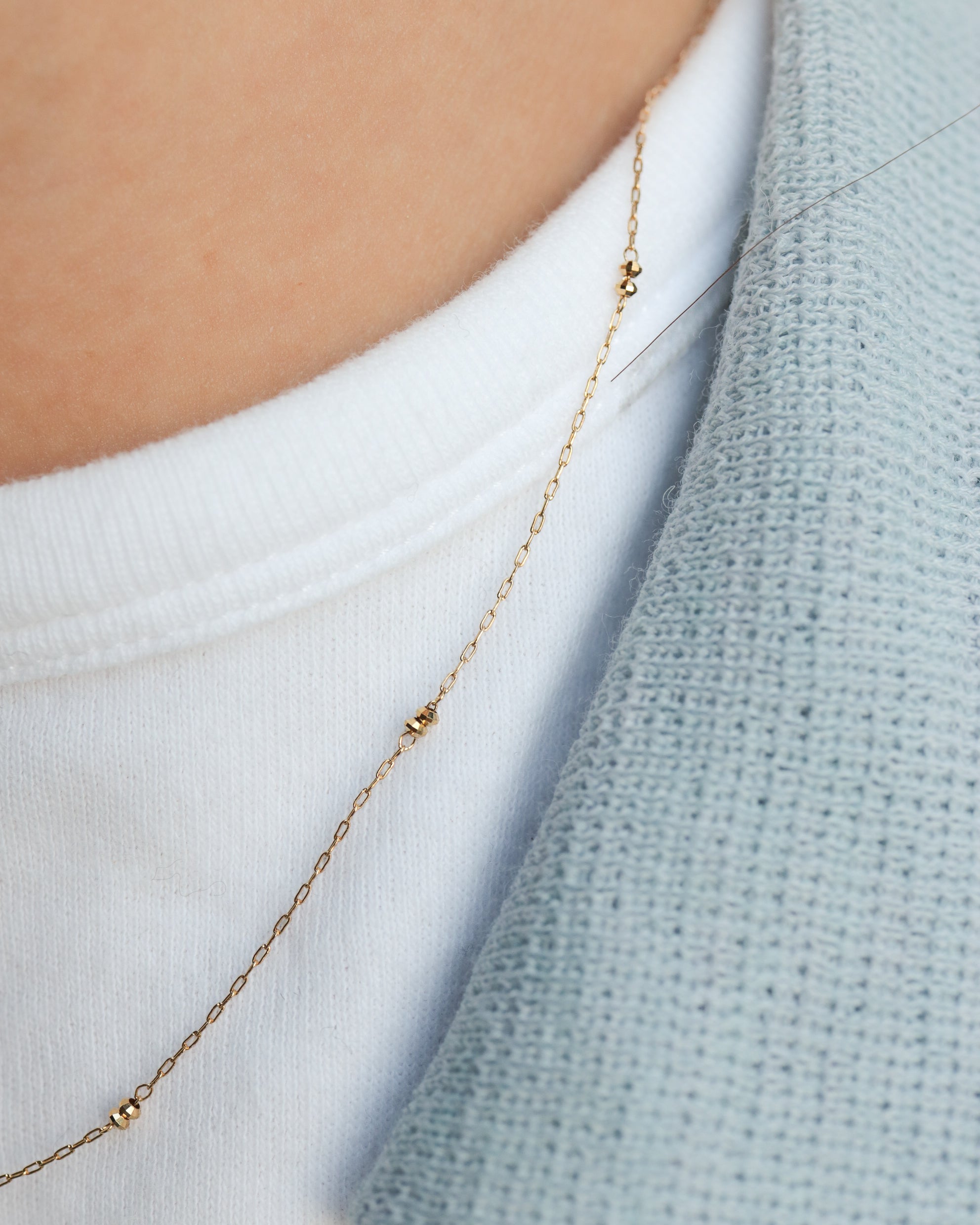 Chain Necklace - Dot -