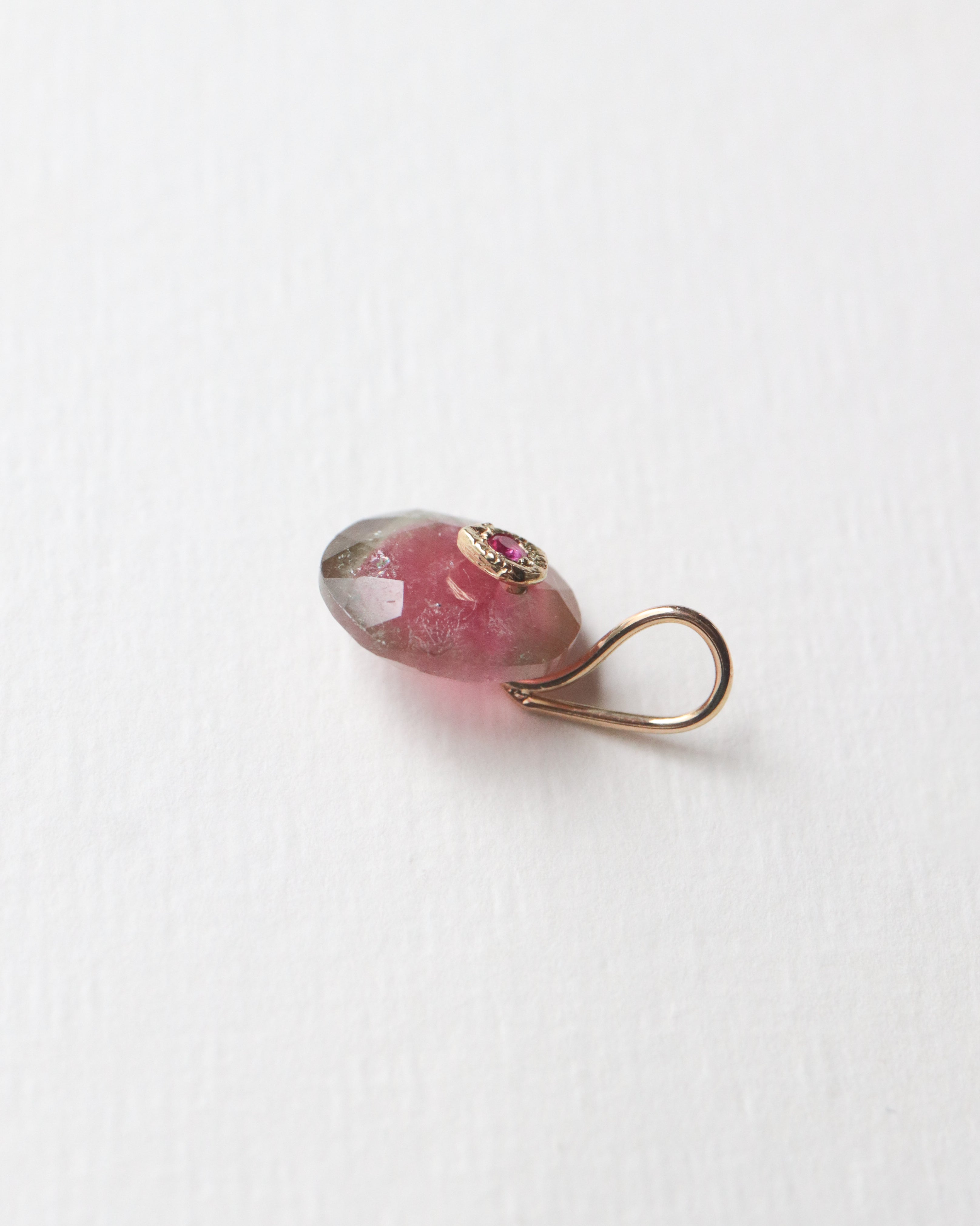 Flat Necklace - Bicolor Tourmaline -