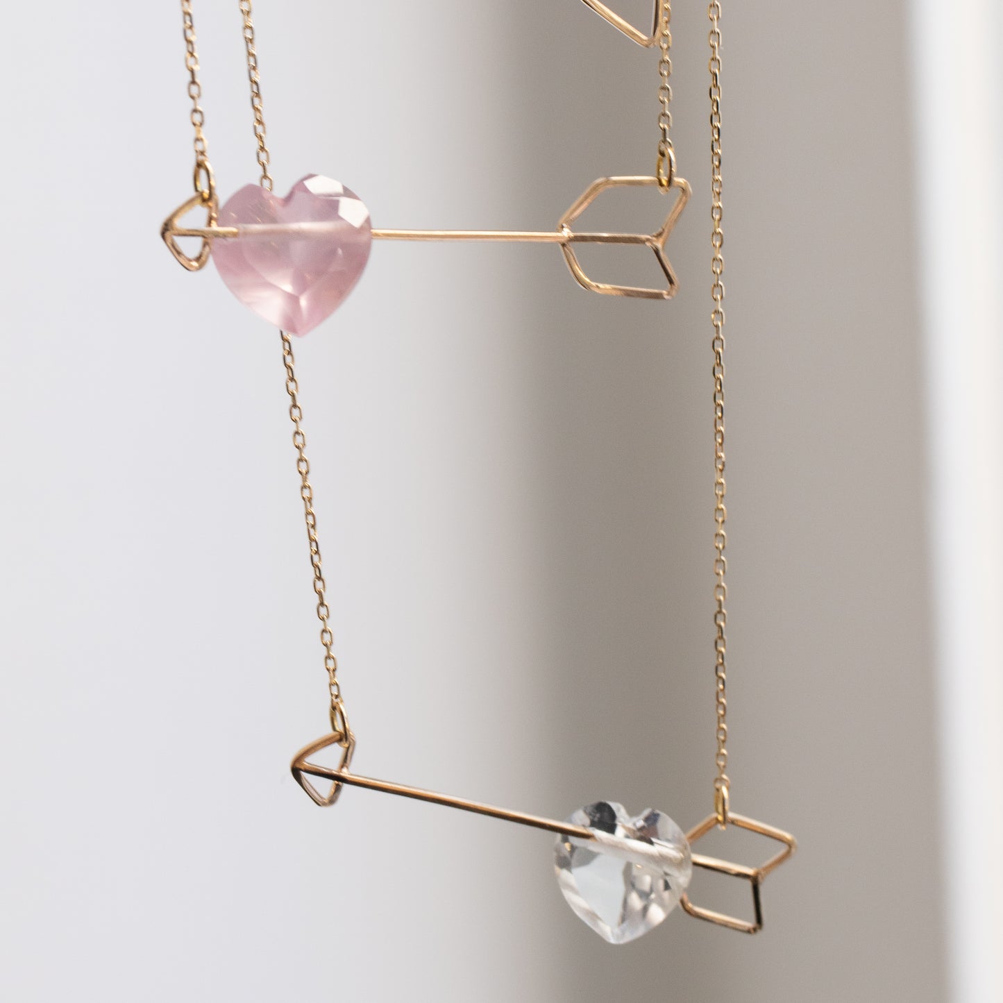 【限量】Zukyun 项链 - 玫瑰石英 -