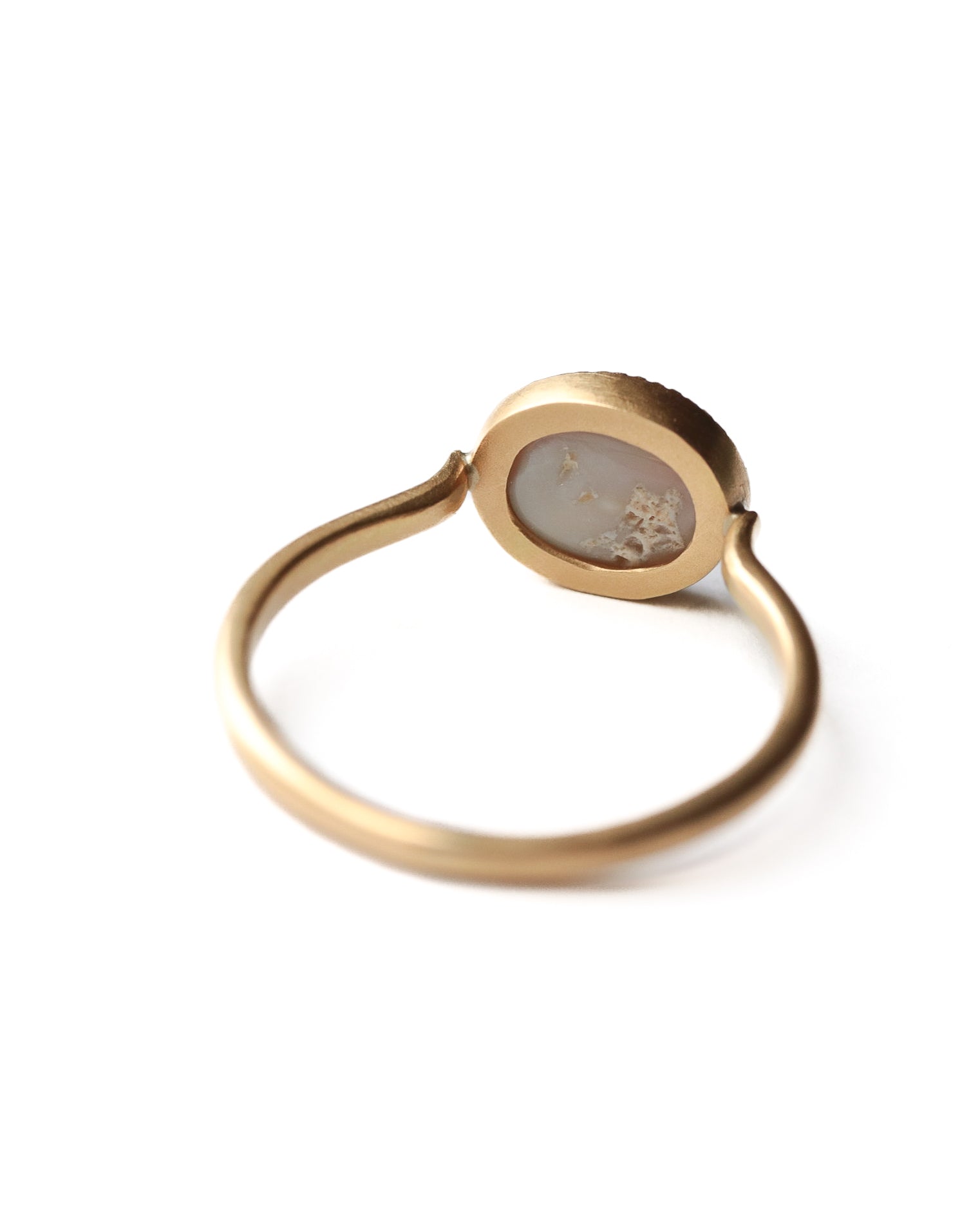 Milgrain Ring - Opal -