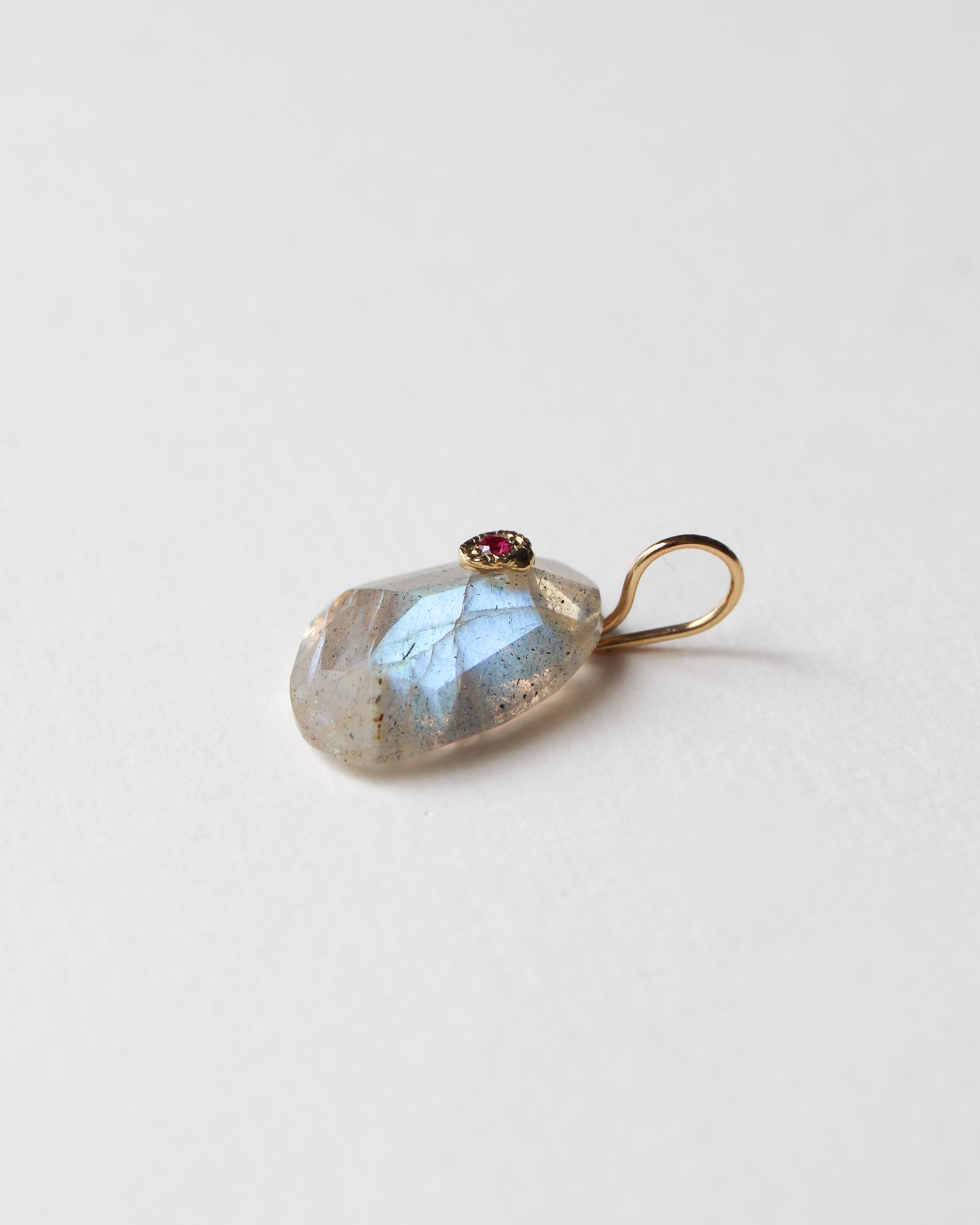 Flat Necklace - Labradorite -