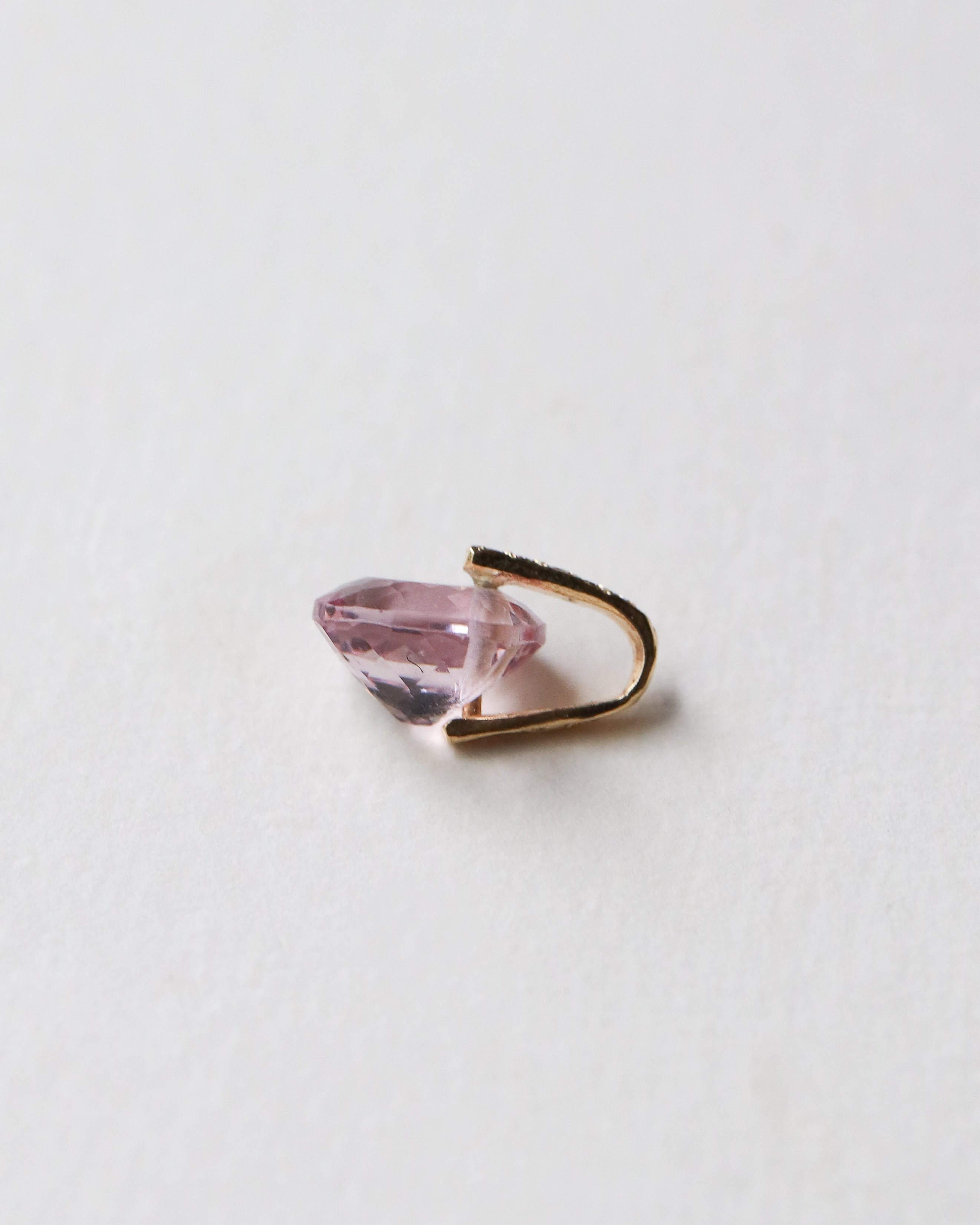 Hibiki Stone Necklace - Morganite -