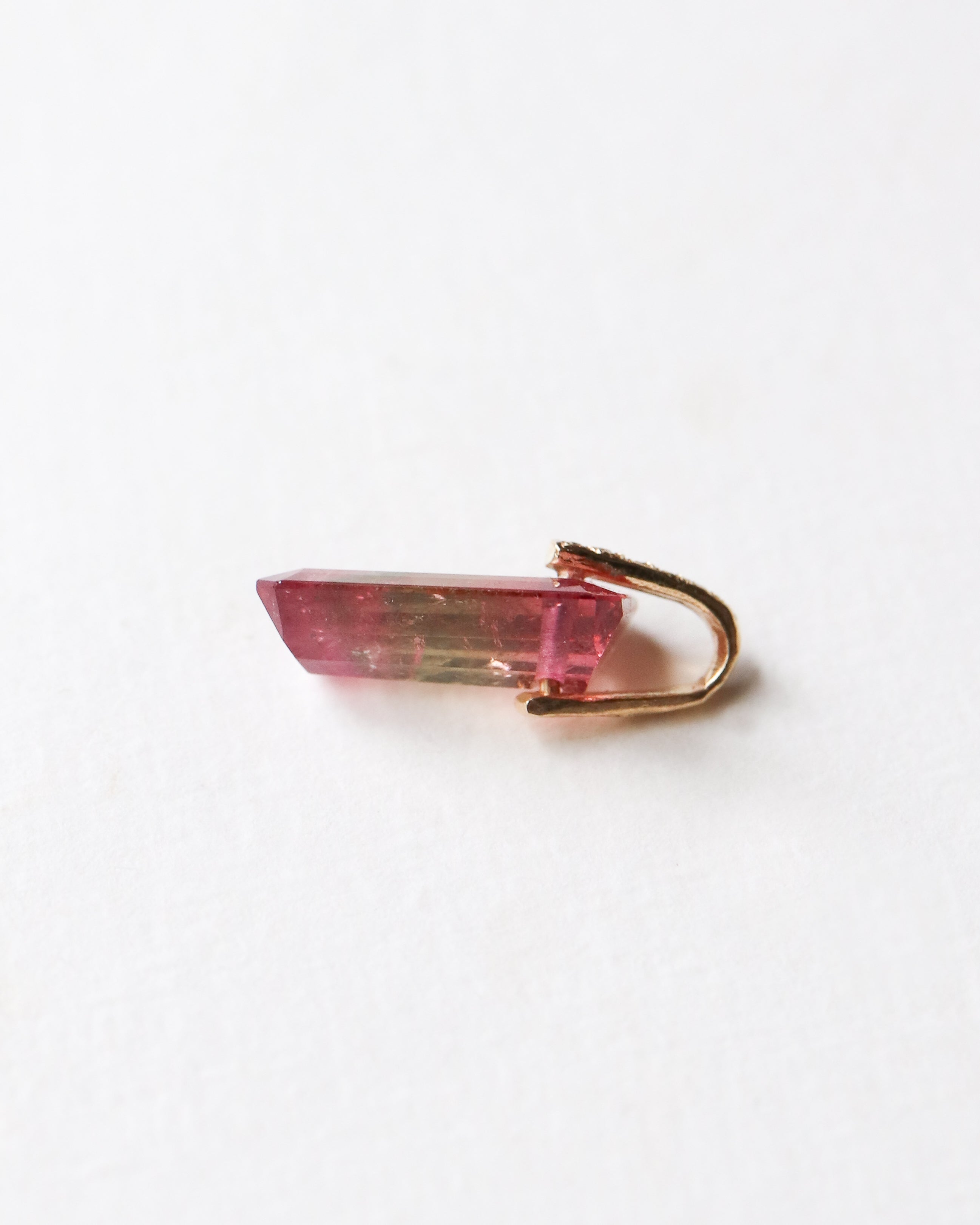 Hibiki Stone Necklace - Bicolor Tourmaline -