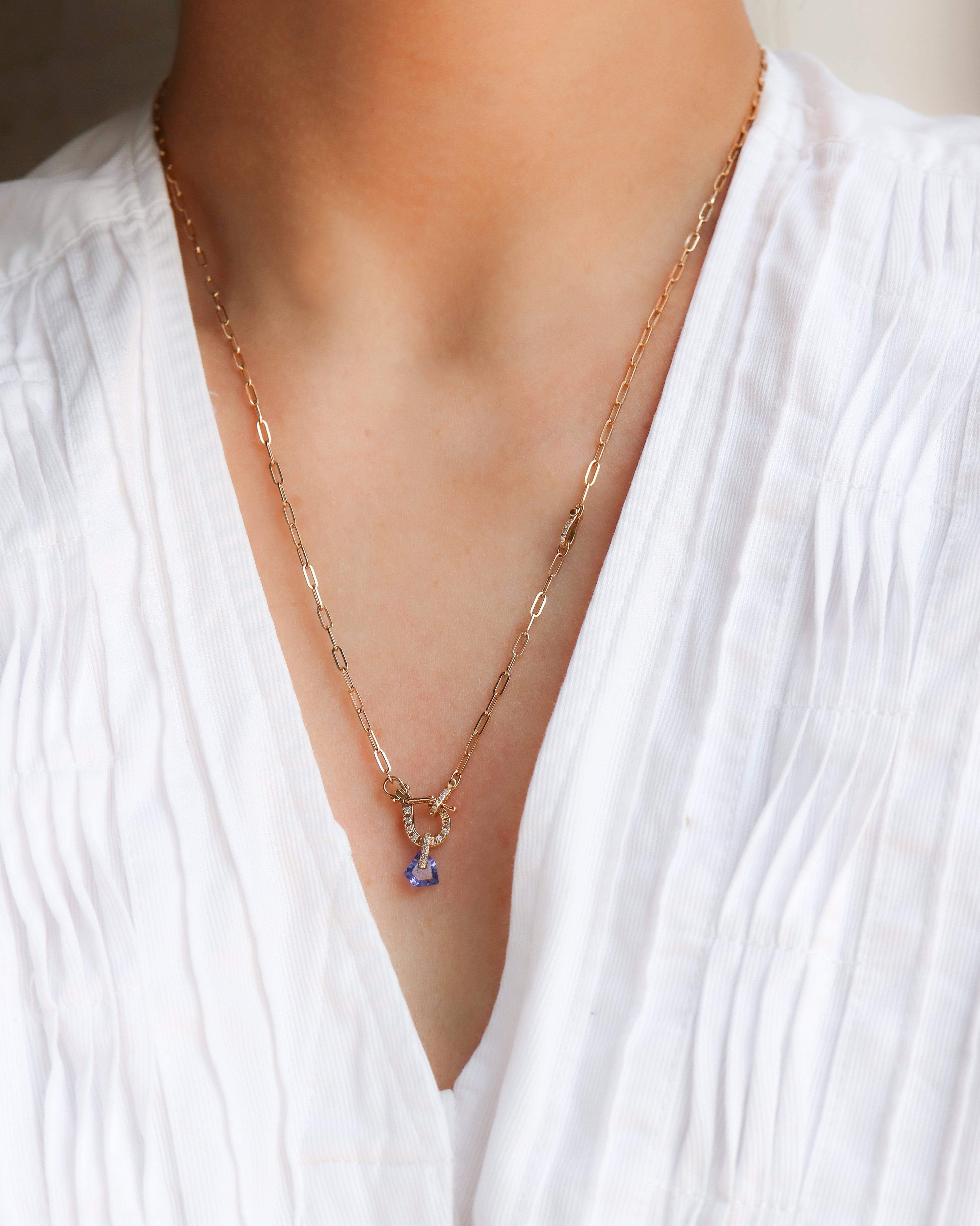 Hibiki Stone Necklace - Tanzanite -