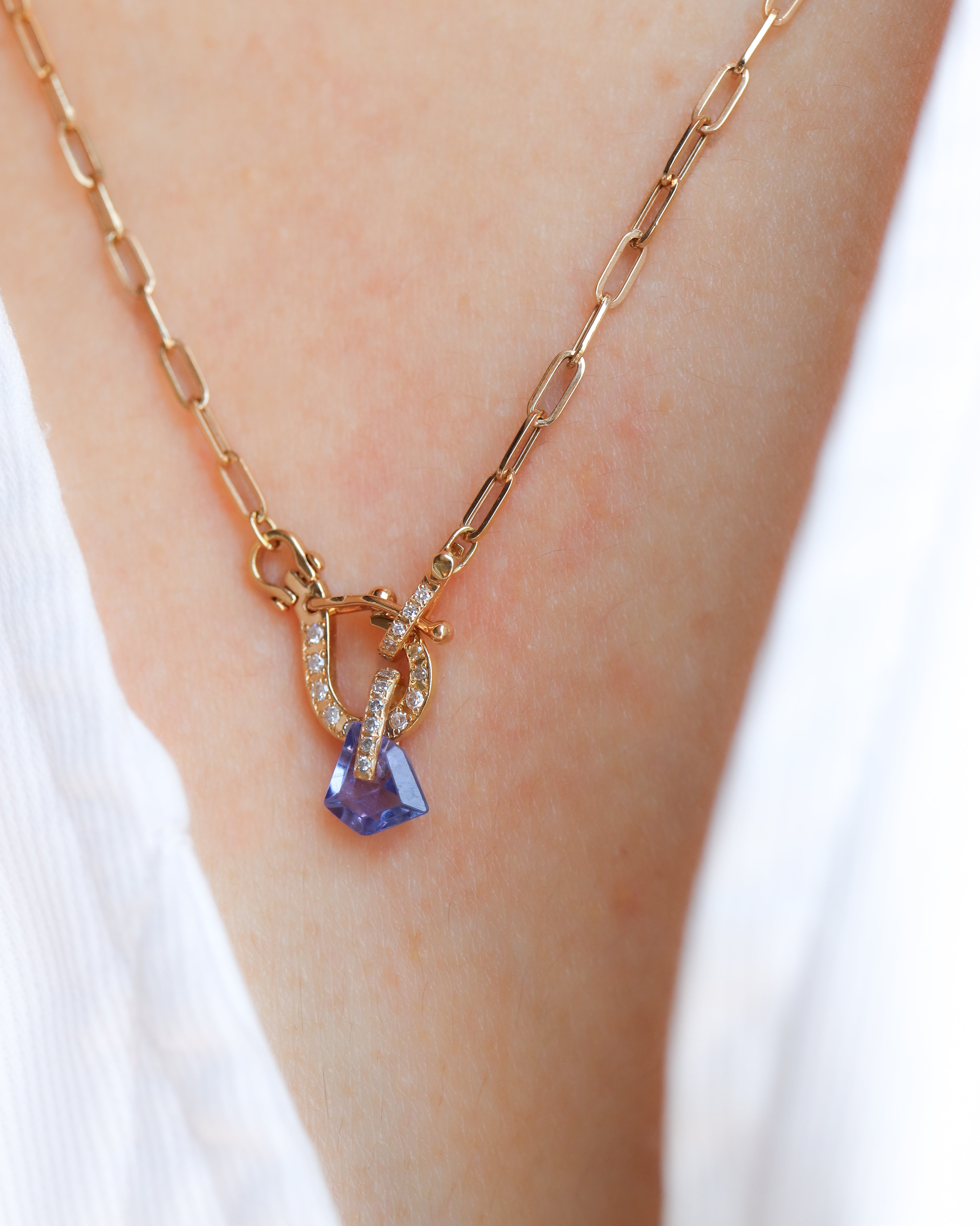 Hibiki Stone Necklace - Tanzanite -