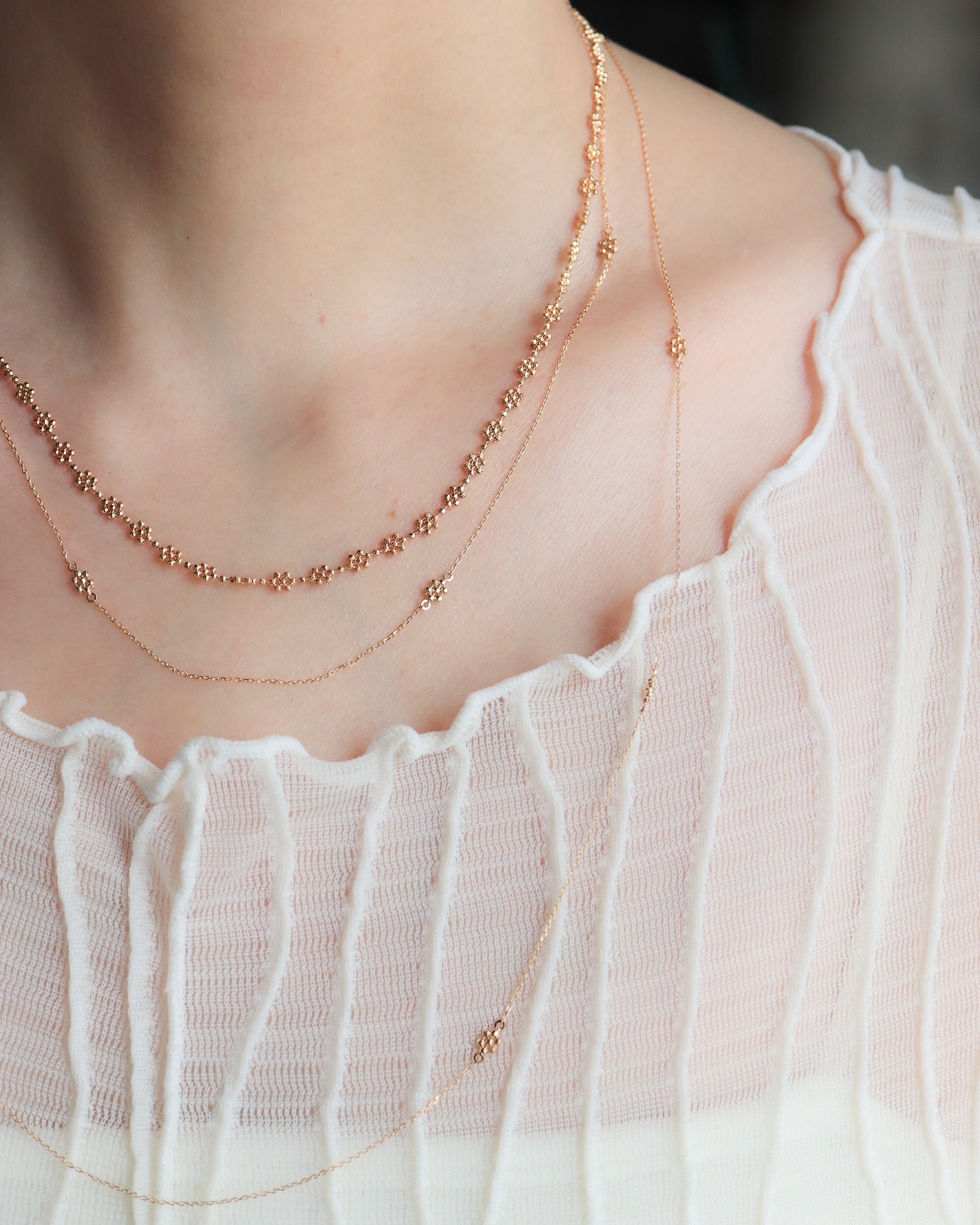 Daisy Station Long Necklace