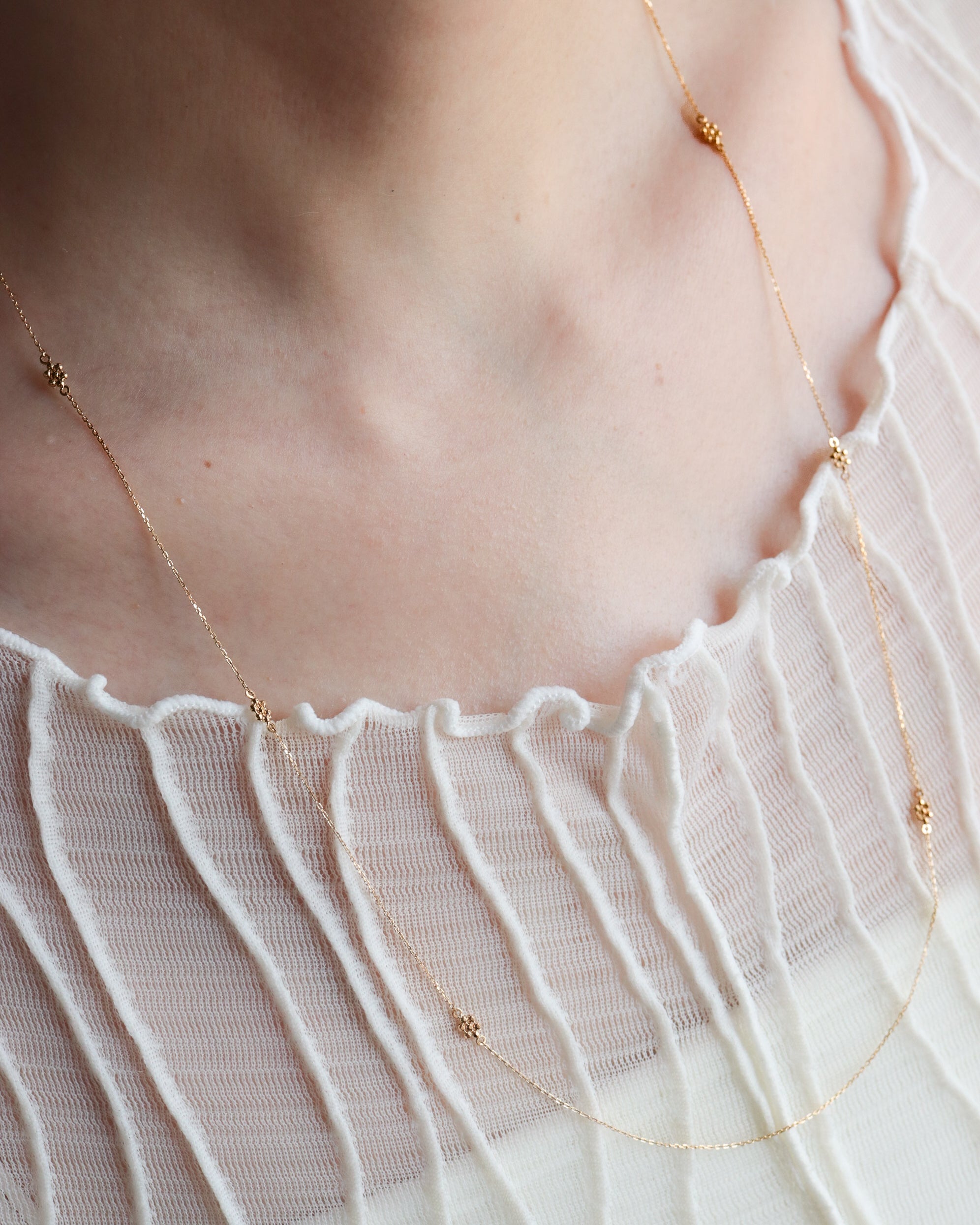 Daisy Station Long Necklace