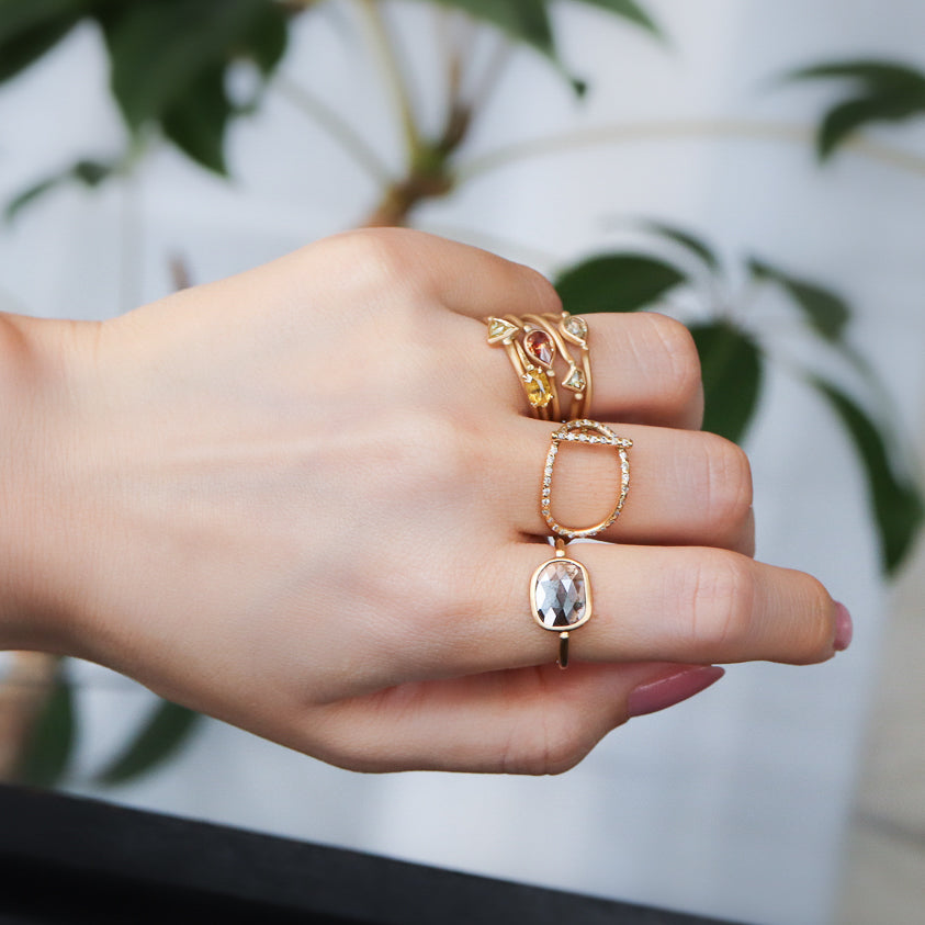 Mantel Ring - Full Diamond -